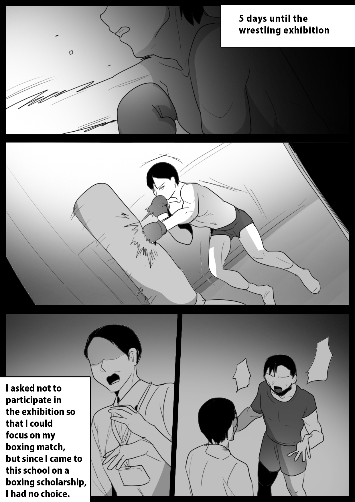 Cheerleader Joshi ni Mazo Ochi Saserarete, Senzoku Sandbag to Shite Umarekawatta Hanashi | Cheerleaders Corrupt Me Into Their Masochistic Sandbag page 6 full