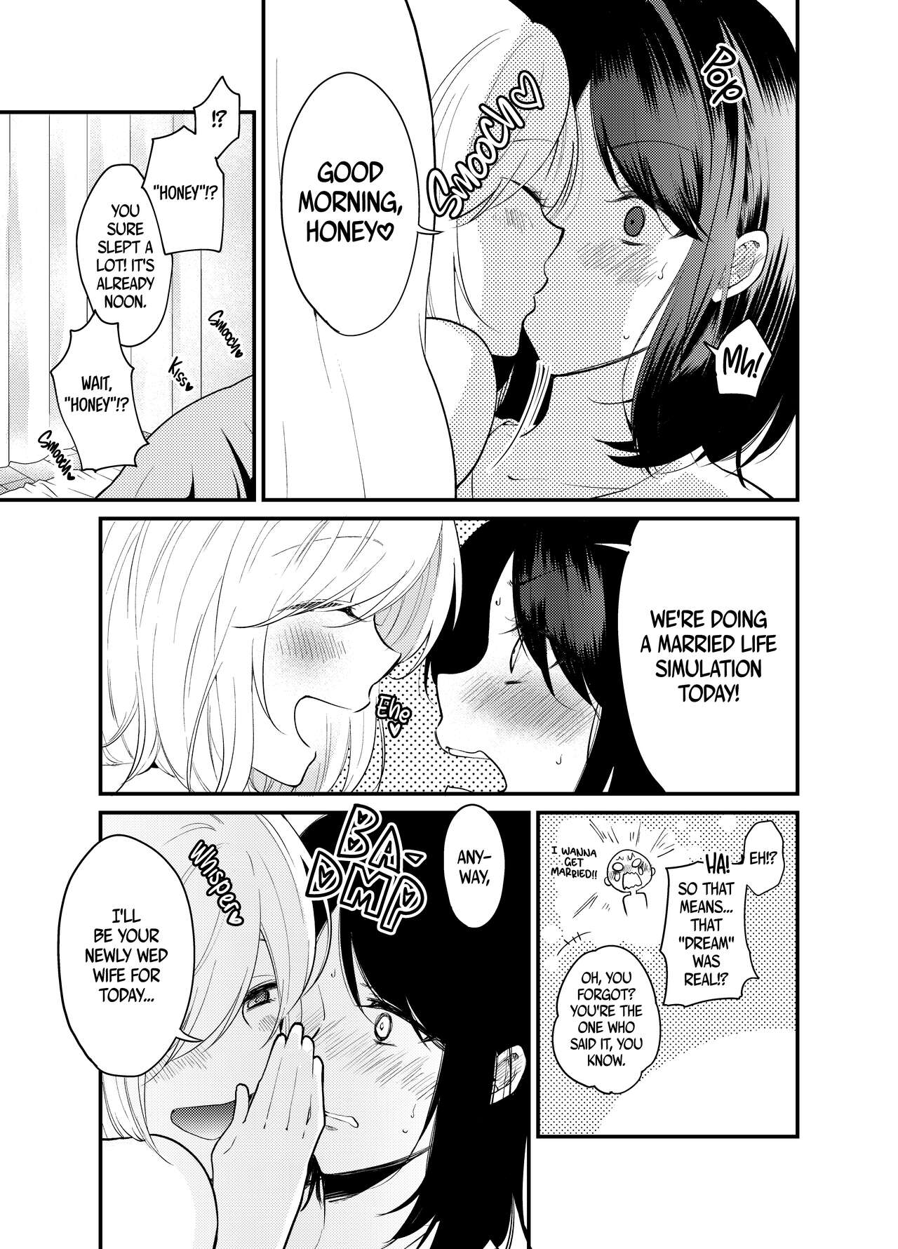 Yuri Couple ga Shitemita Kekka | Married Life Simulation page 6 full