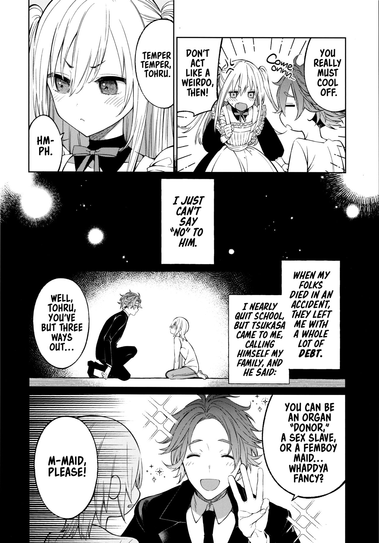 Tohru-kun wa Koutensei Otokonoko | Tohru's Acquired Androgynaea page 9 full