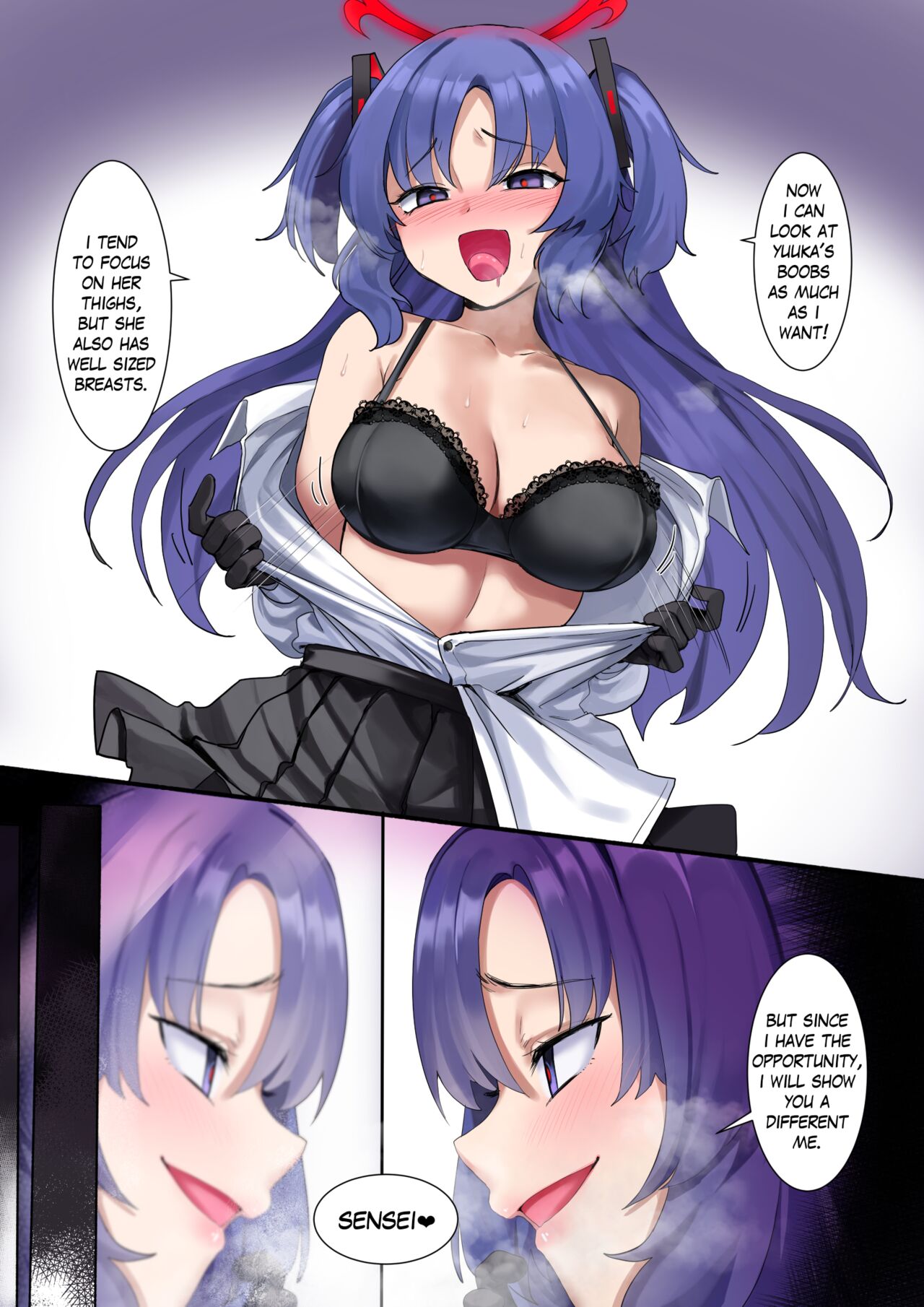 BluArch Yuuka Halo Nottori | Blue Archive Yuuka Possession page 10 full