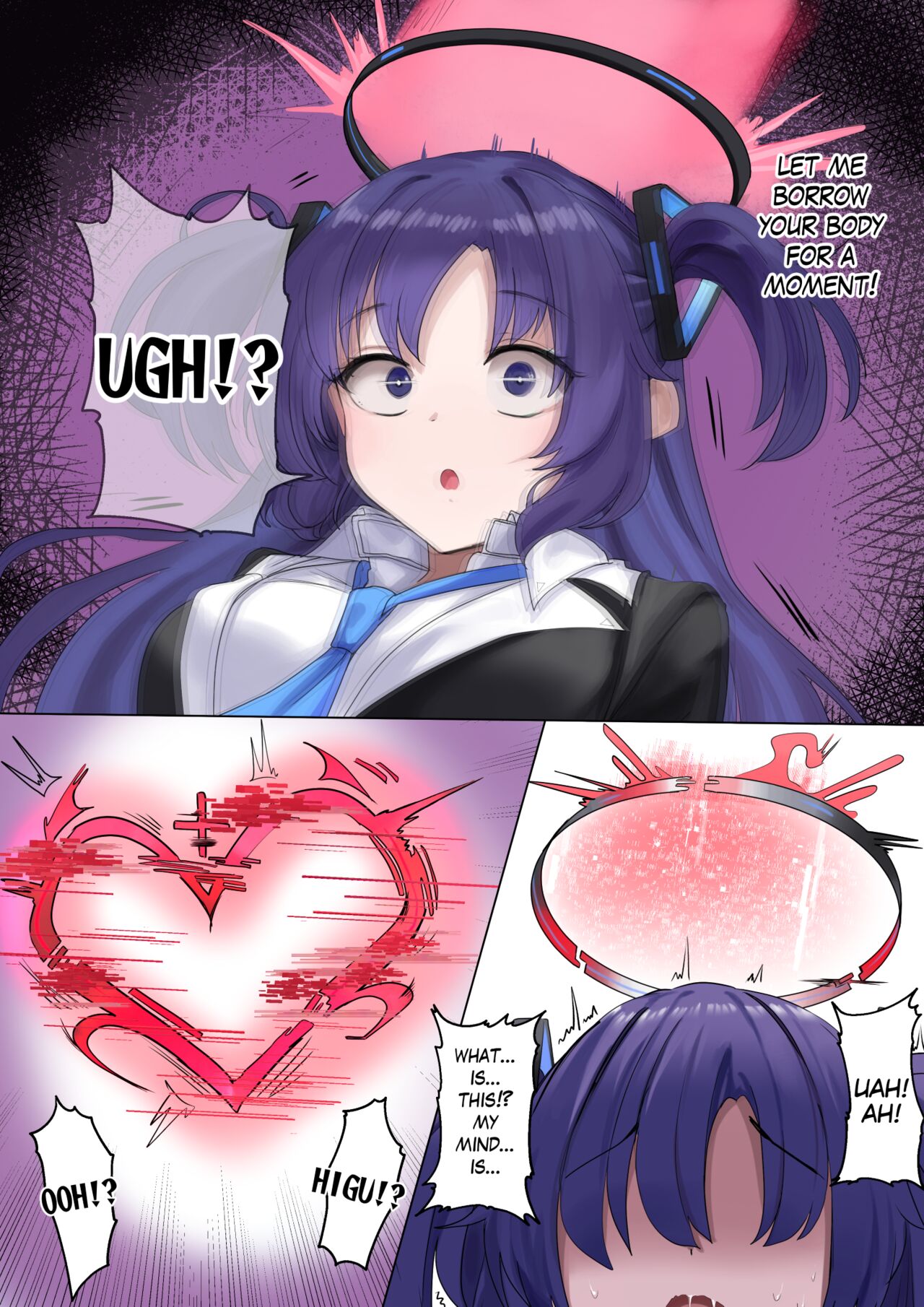 BluArch Yuuka Halo Nottori | Blue Archive Yuuka Possession page 5 full