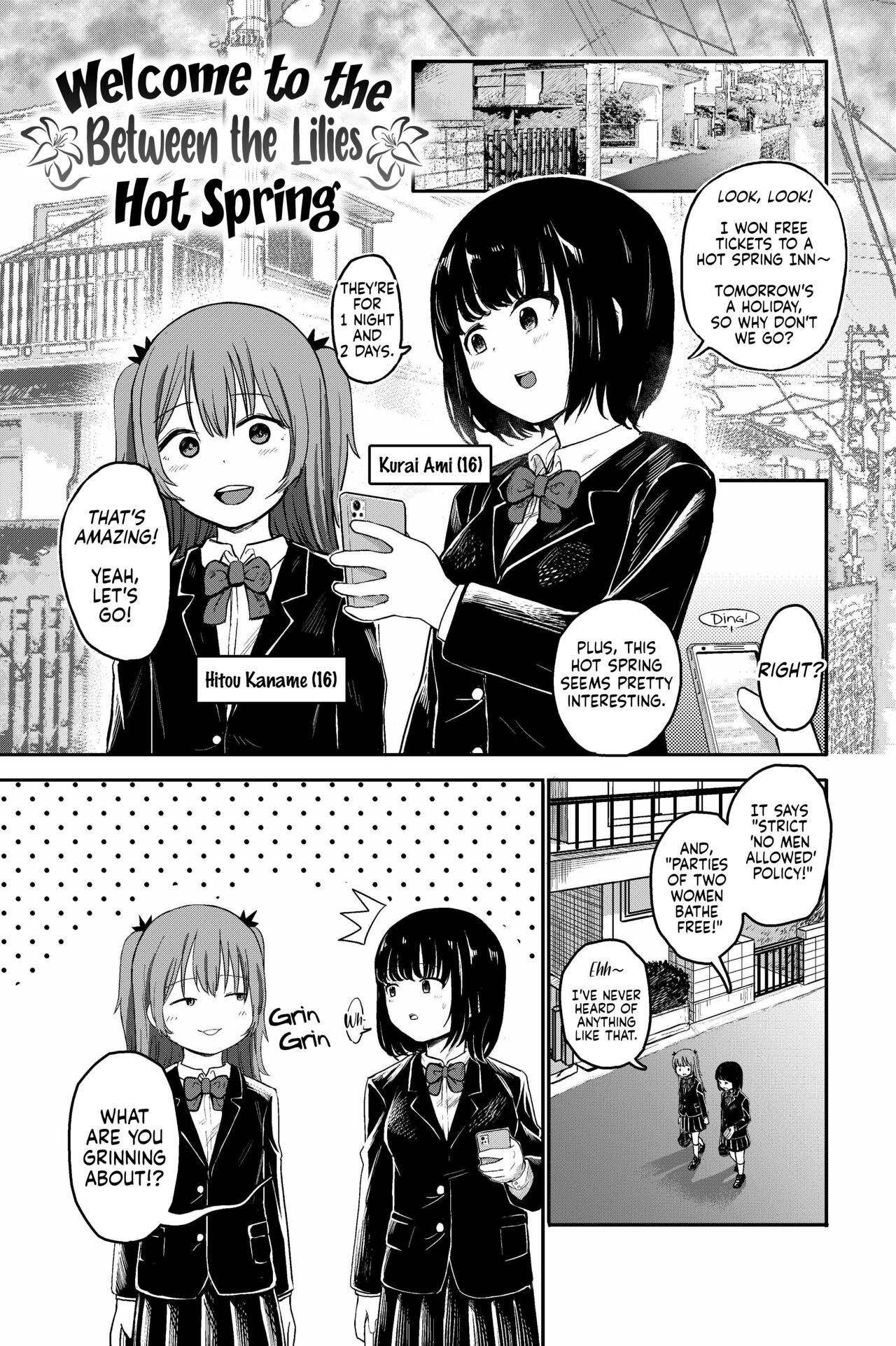 Yuri no Ma Onsen e Youkoso | Welcome to the "Between the Lilies" Hot Spring page 1 full