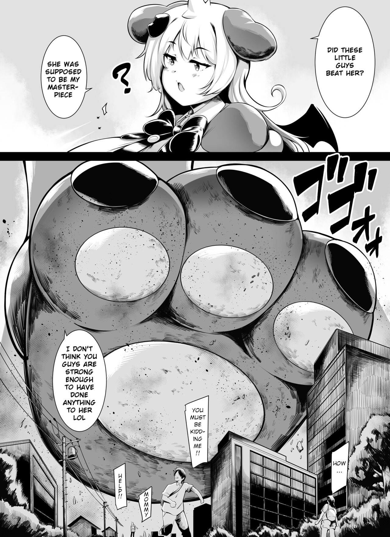 Bakunyuu Kitsune Mimi Mahou Shoujo wa Kyodaika shika Dekimasen! 2 | Big breasted fox eared magical girl can only be huge! 2 page 3 full