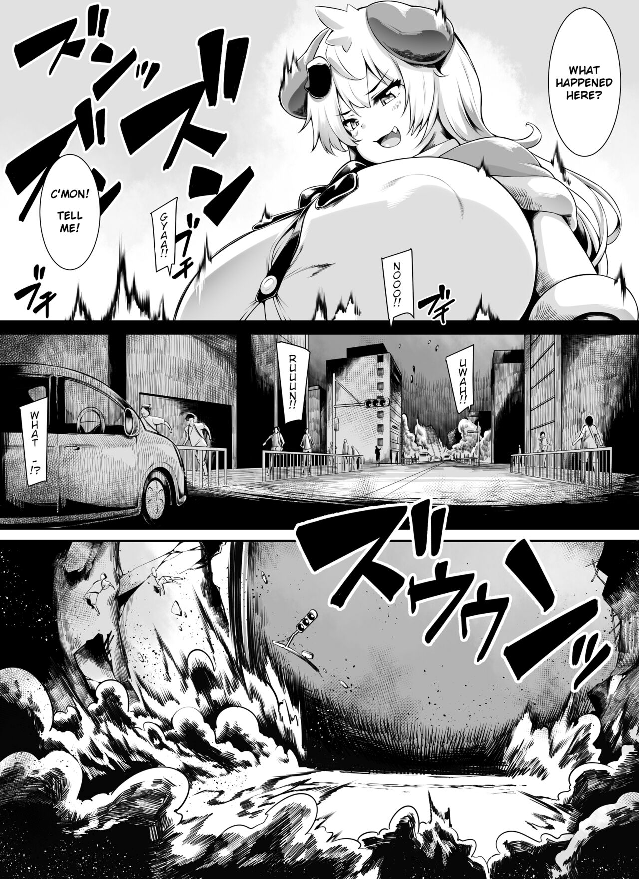 Bakunyuu Kitsune Mimi Mahou Shoujo wa Kyodaika shika Dekimasen! 2 | Big breasted fox eared magical girl can only be huge! 2 page 4 full