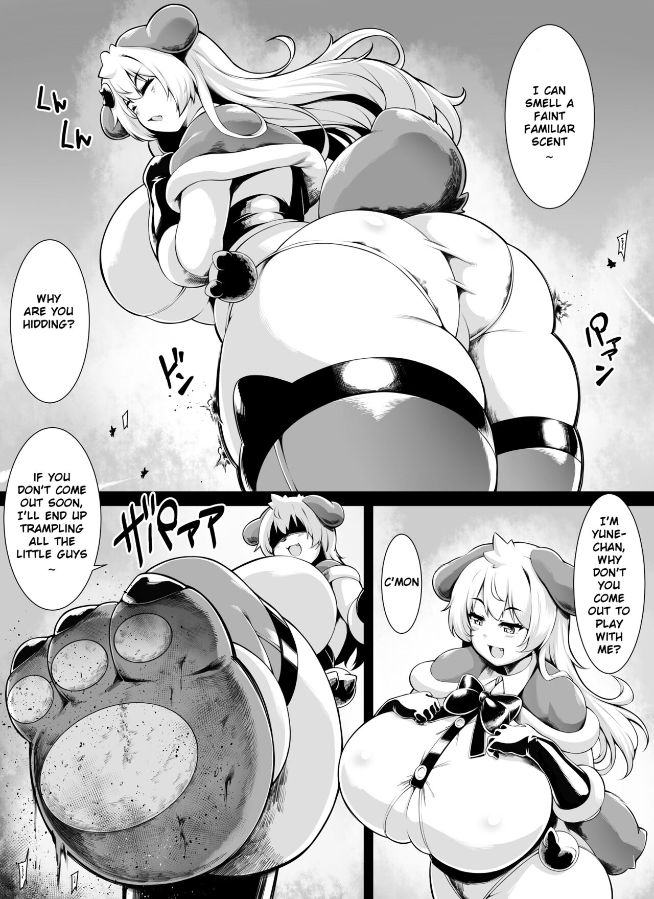 Bakunyuu Kitsune Mimi Mahou Shoujo wa Kyodaika shika Dekimasen! 2 | Big breasted fox eared magical girl can only be huge! 2 page 6 full