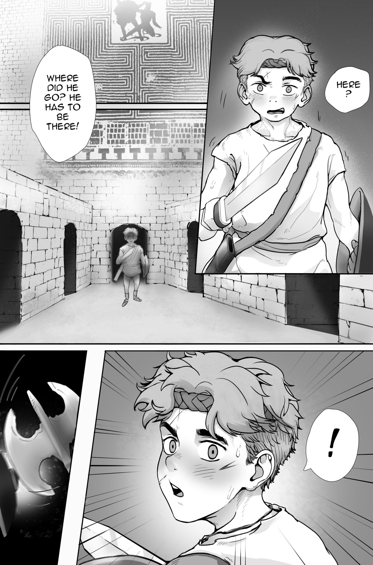 Ochita Eiyuu Theseus Tai Minotaur - Fallen Hero Theseus VS Minotaur page 5 full