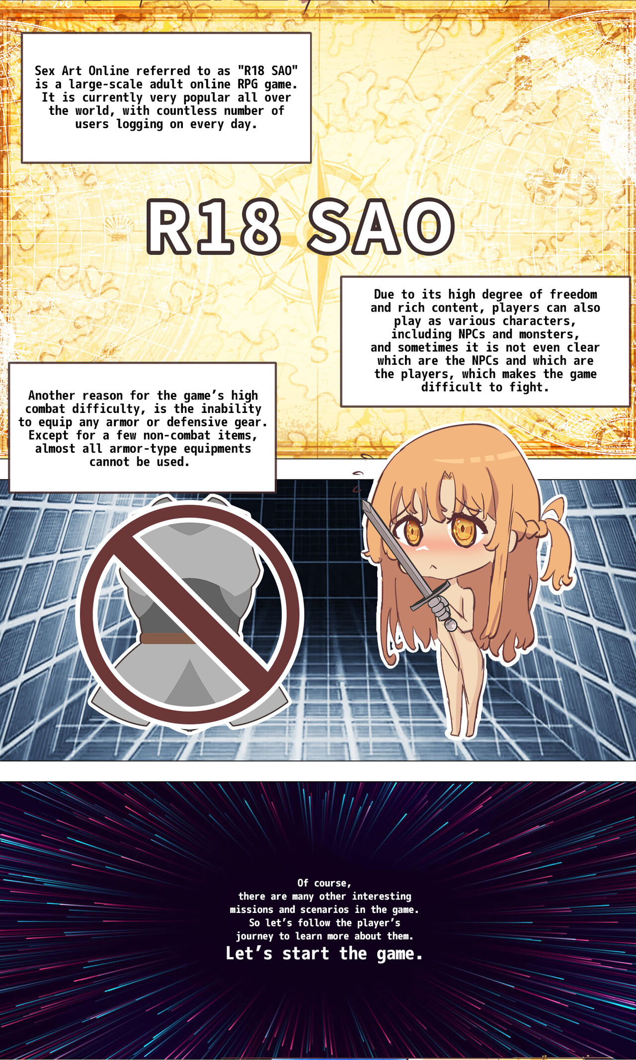 A SAO game where you can't equip costumes page 6 full