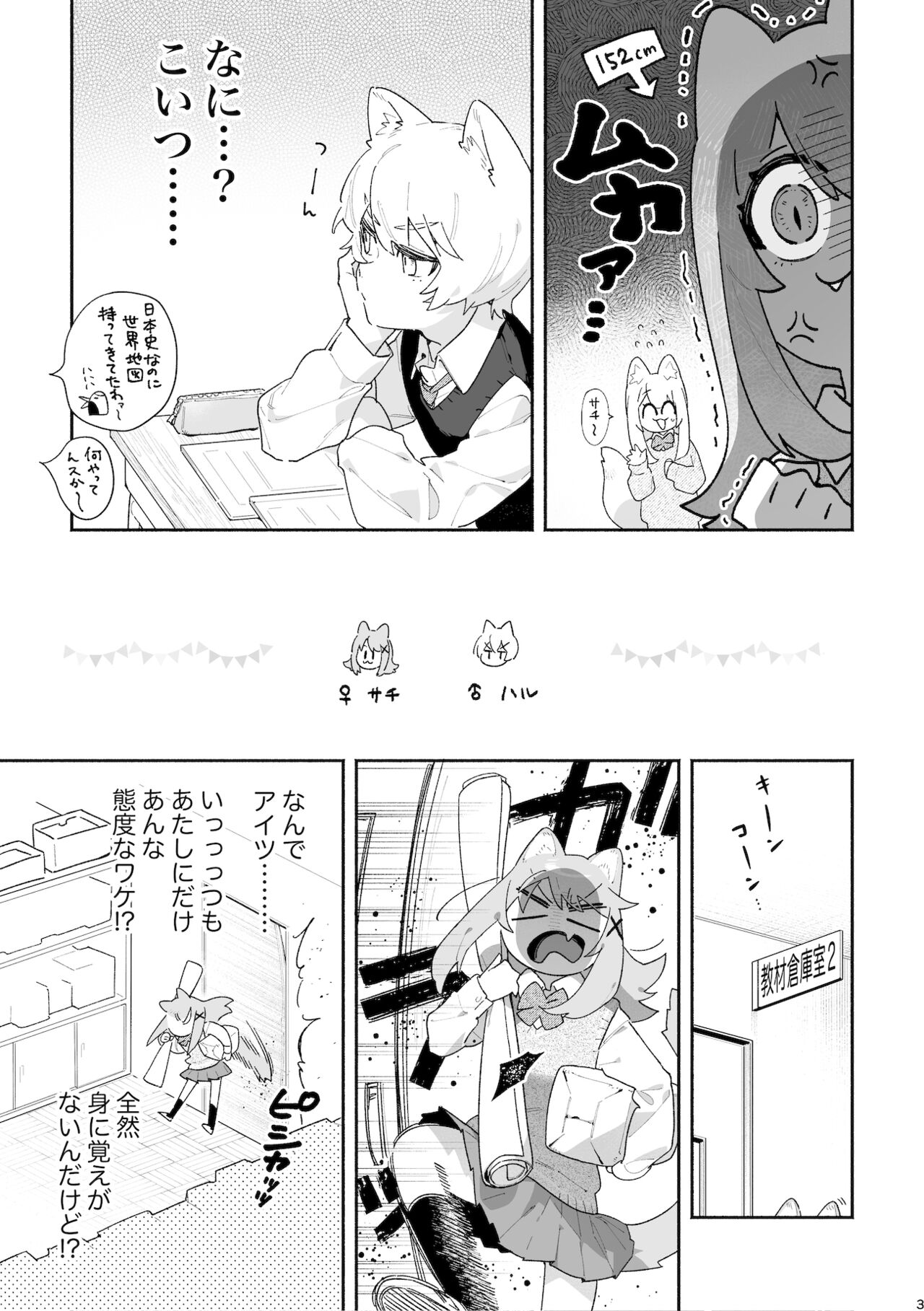 ♂ ga Uke. Neko-chan x Neko-kun page 4 full