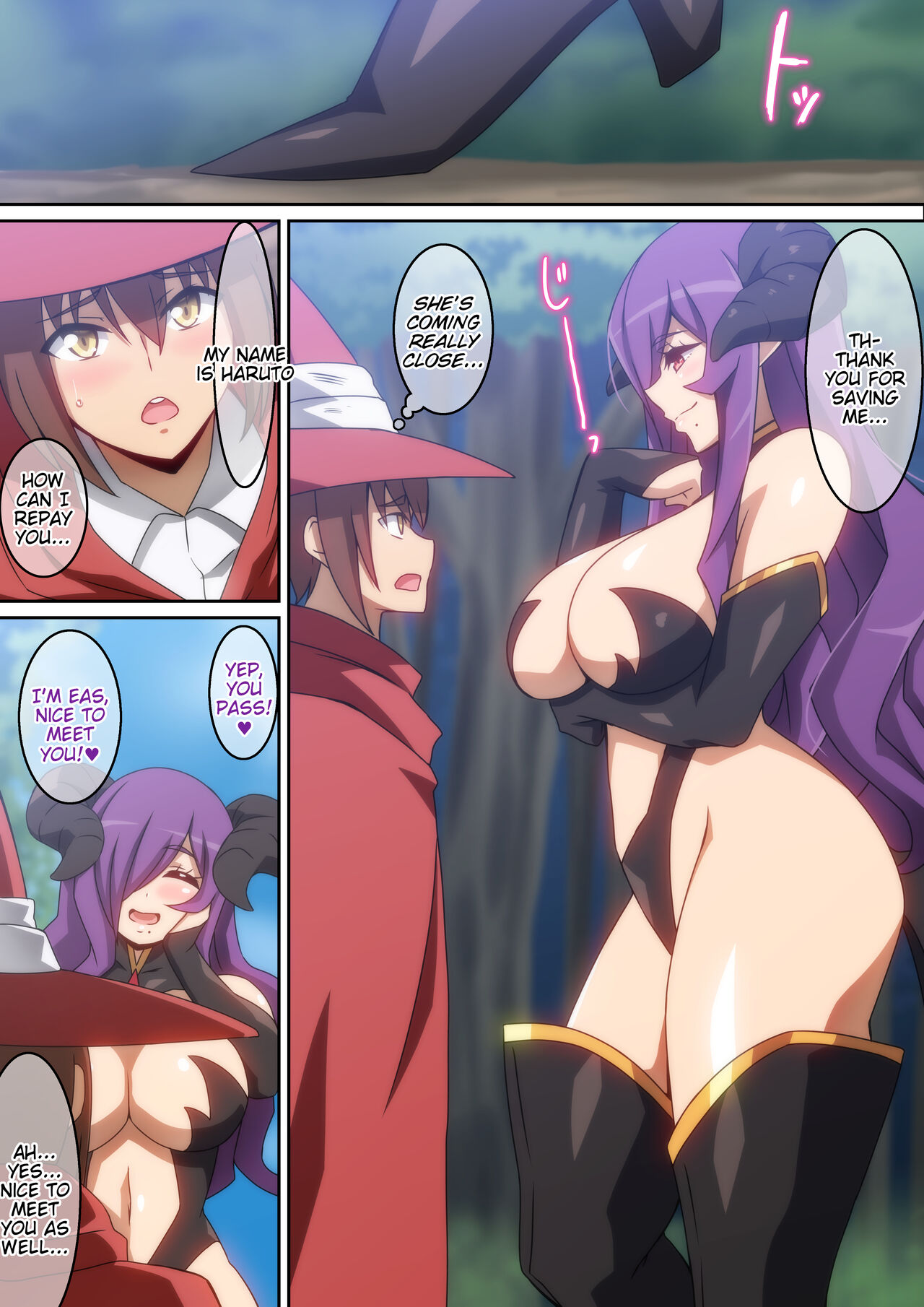 Tasukerareta Orei ni H!! | Repaying a Timely Rescue with Sex!! page 4 full