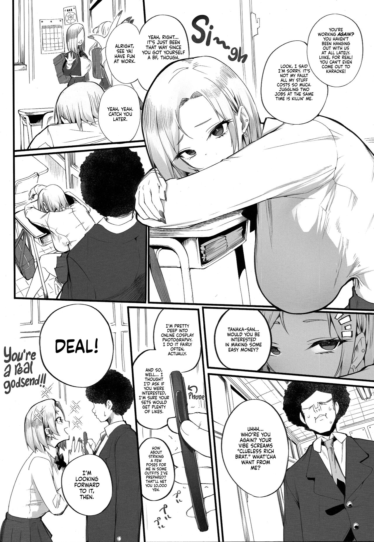 Kane sae Haraeba, Cosplay demo Hamete mo Kureru Gal o Te ni Iremashita | Found Myself a Gyaru That's Down to Cosplay and Even Fuck For Money page 6 full