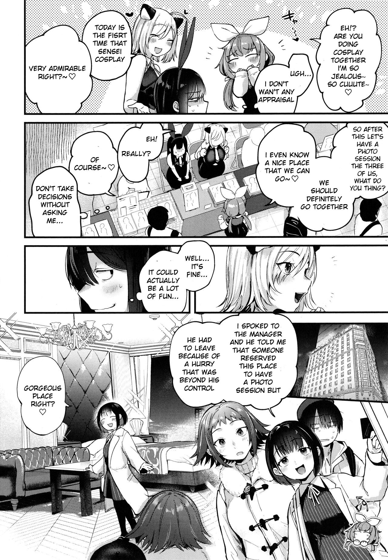 Doujin Sakka wa After 3P no Yume o Miru ka | Do Doujin Artists Dream of Having a Cosplayer Threesome? page 4 full