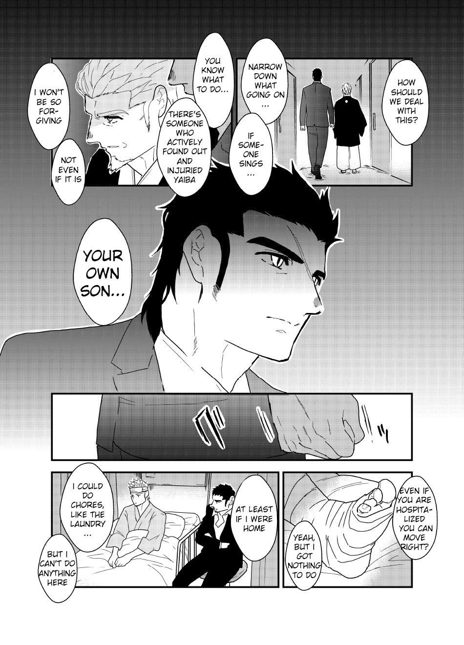 Moshimo Yakuza o Byoushitsu de Okashite Mitara. | What if I tried fucking a yakuza in a hospital room? page 10 full