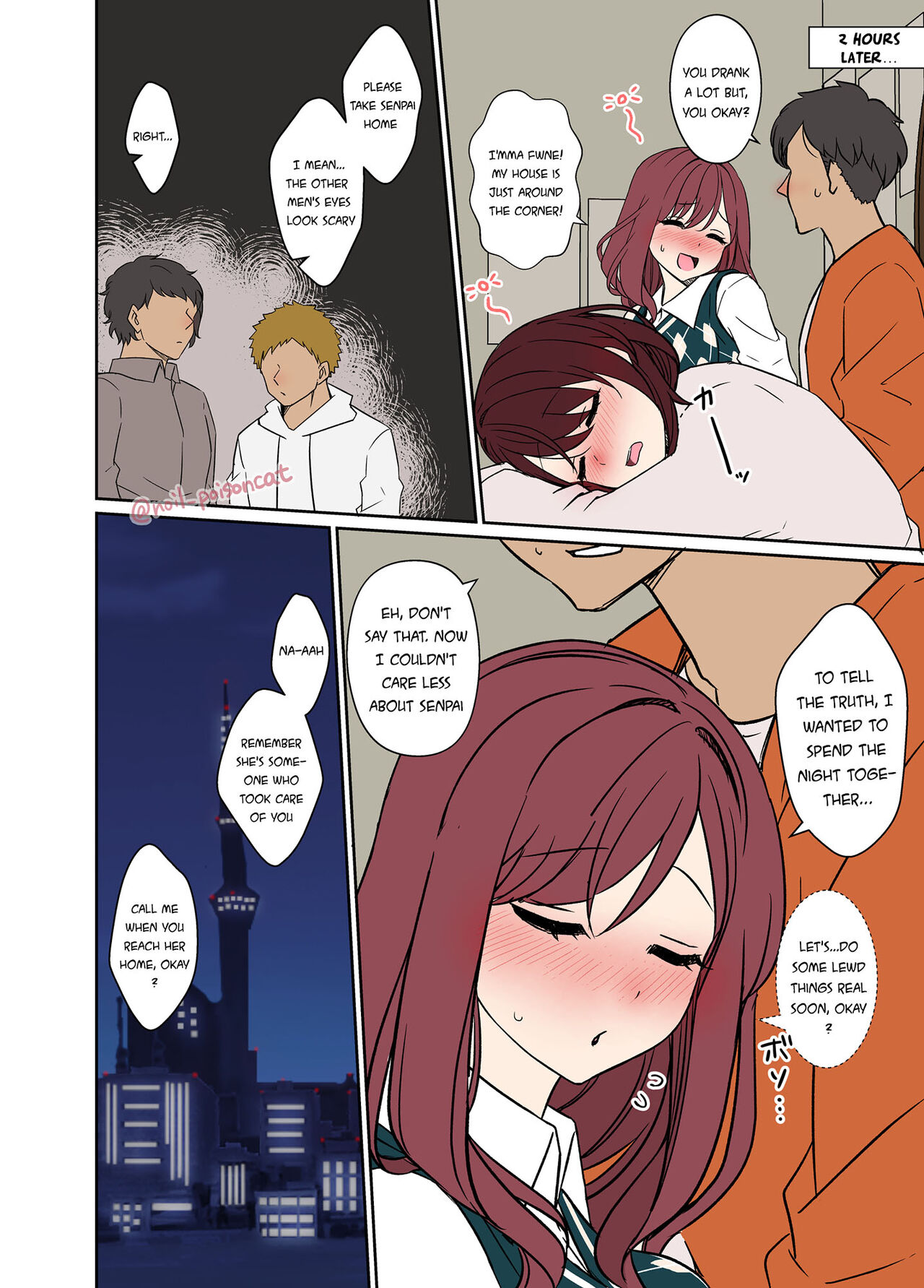 Bounenkai de Deisui Shita Joshidaisei ni Warui Koto o Suru Hanashi | A Story About Getting Drunk And Fucking Some Girls At a New Years Party page 2 full