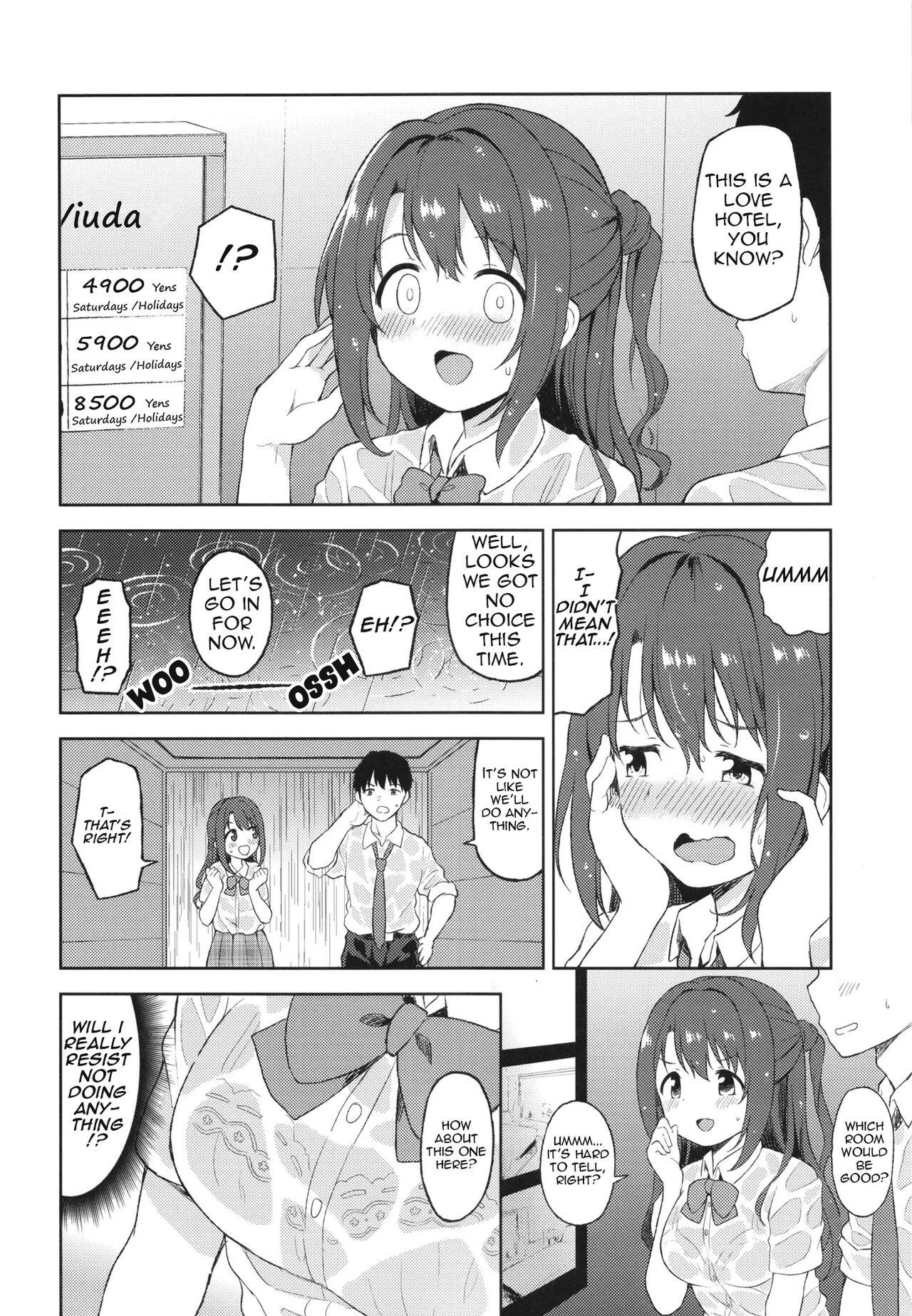 Uzuki to LoveHo de Amayadori | Hiding from the rain in a love hotel with Uzuki page 3 full