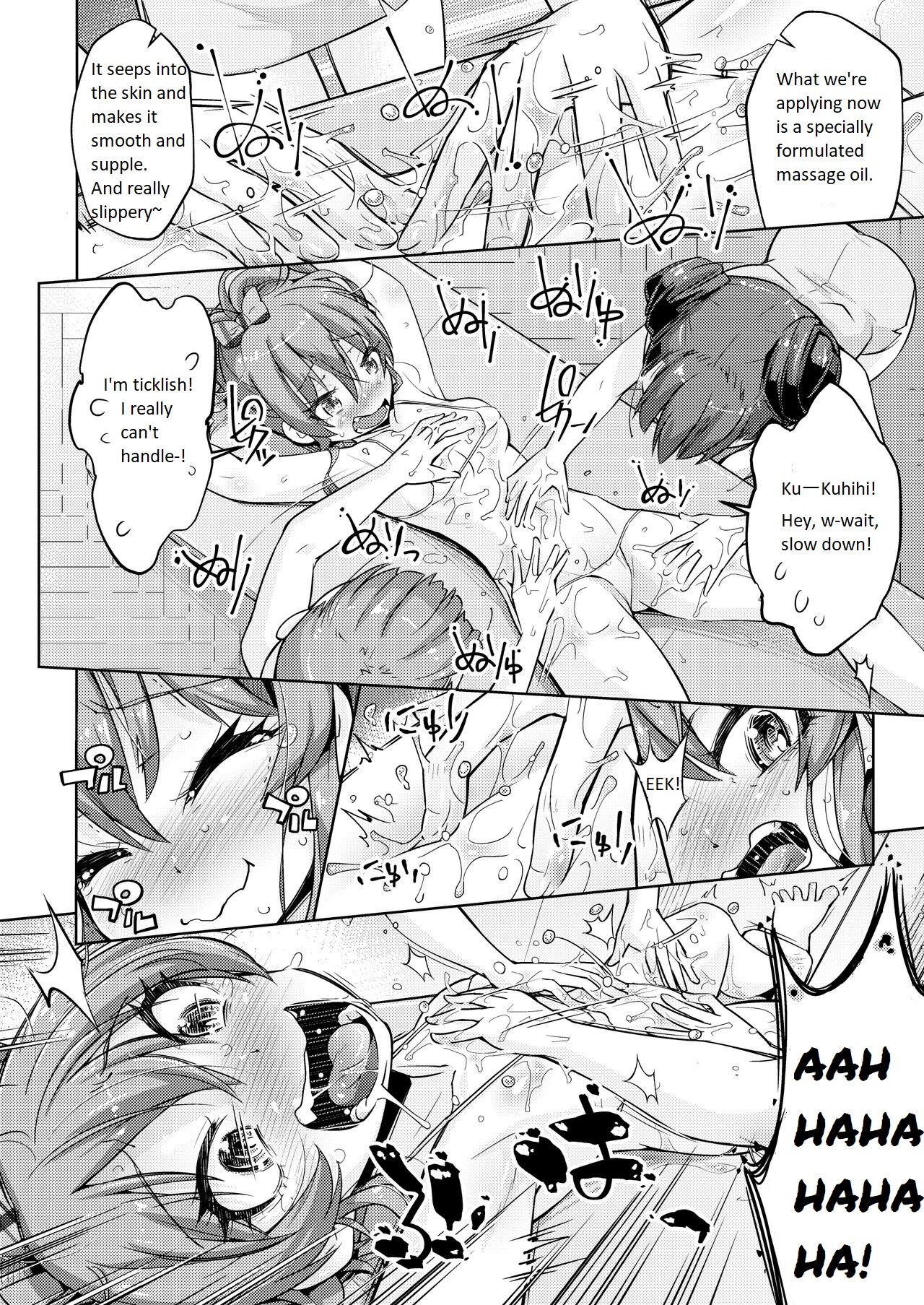 Gal Shimai Monzetsu Kusuguri Massage! page 9 full