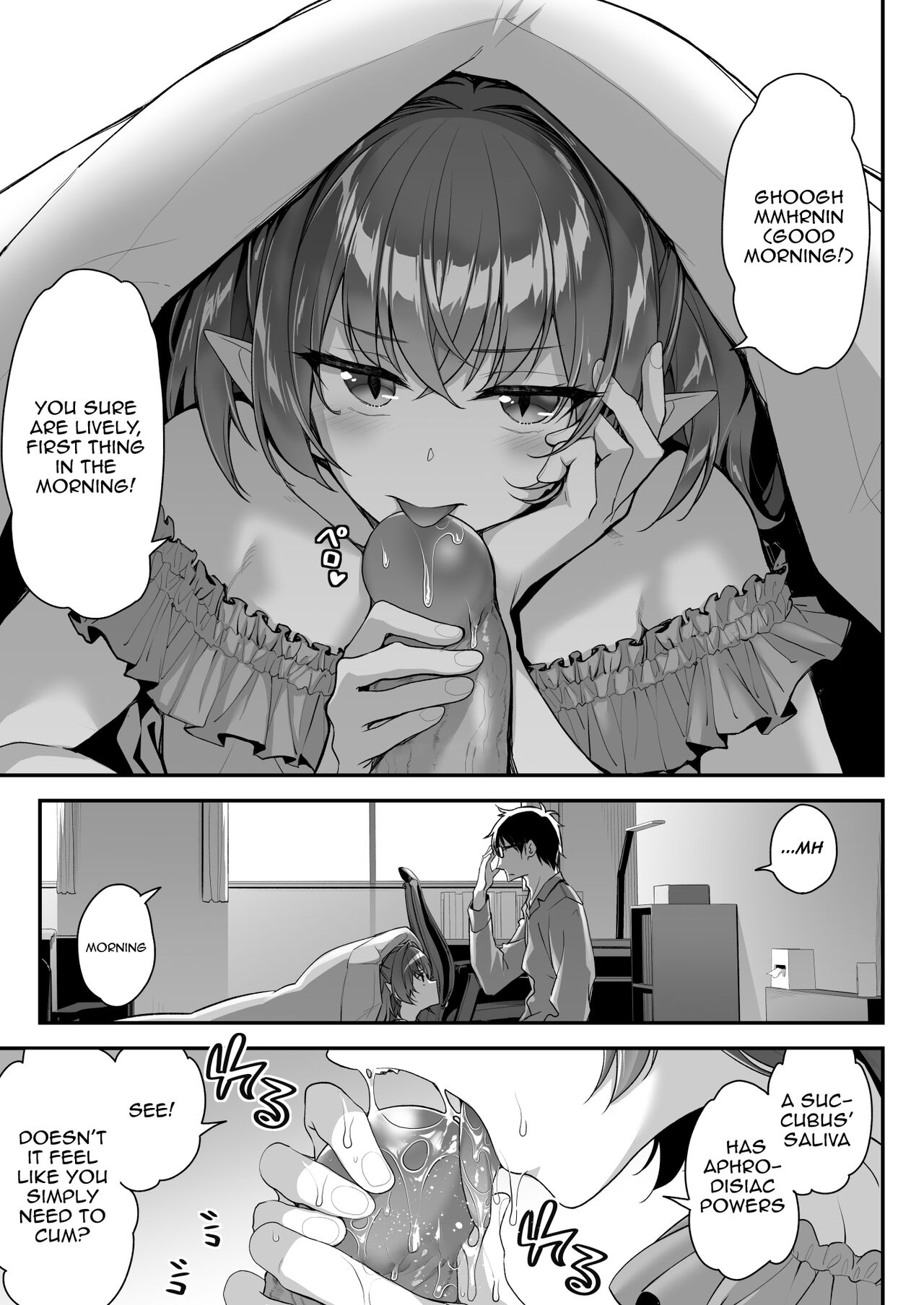 Zako Succubus-chan wa Semen ga Hoshii no! | This Small Fry Succubus-chan Wants Your Sperm! page 10 full