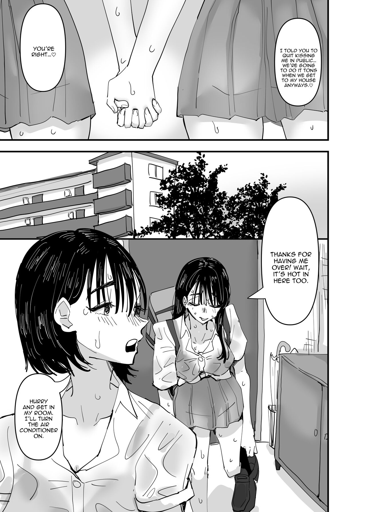 JK Couple ga Asedaku de Ecchi Suru Dake | Just A Couple JKs Having Sultry Sweaty Sex page 7 full
