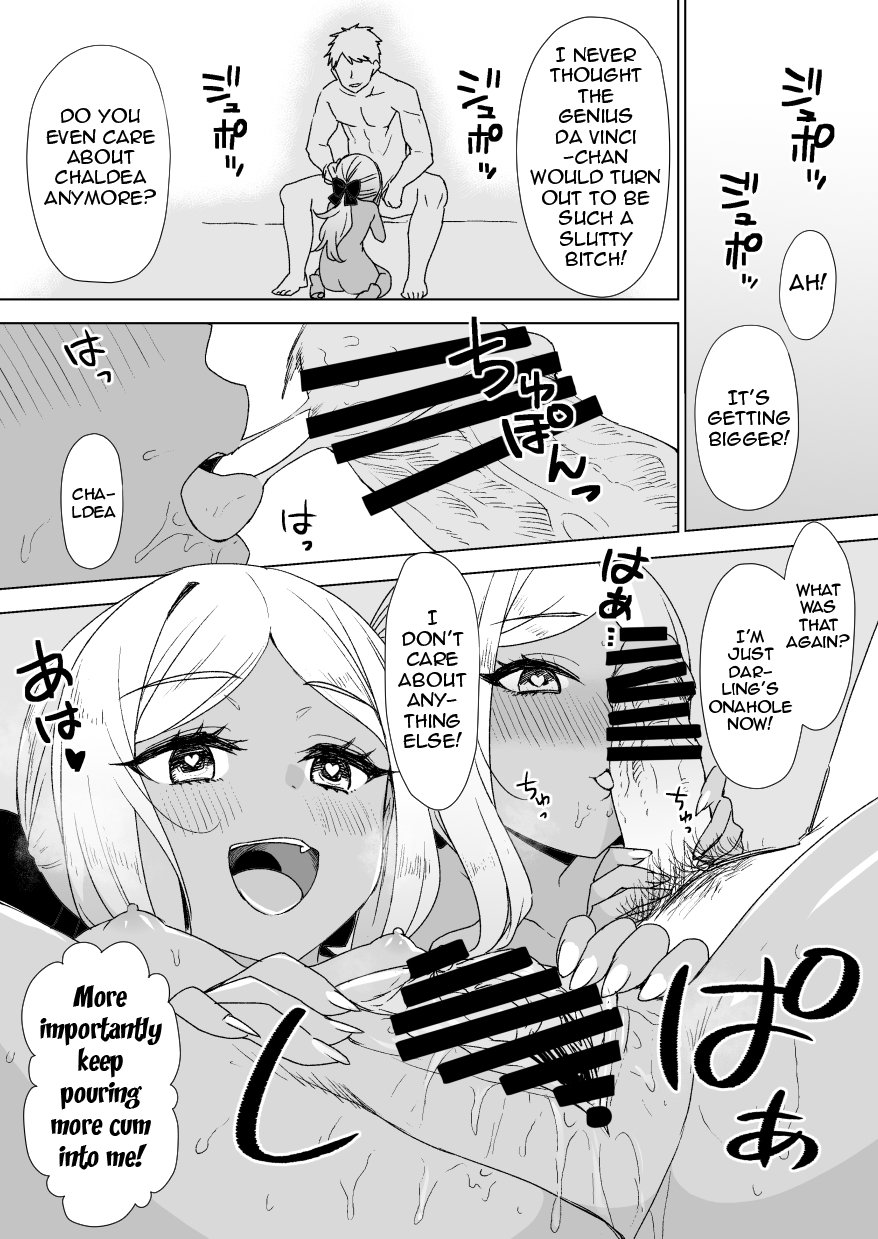 FGO Da Vinci-chan Bitch-ka Manga 4P | Corrupted Da Vinci page 5 full