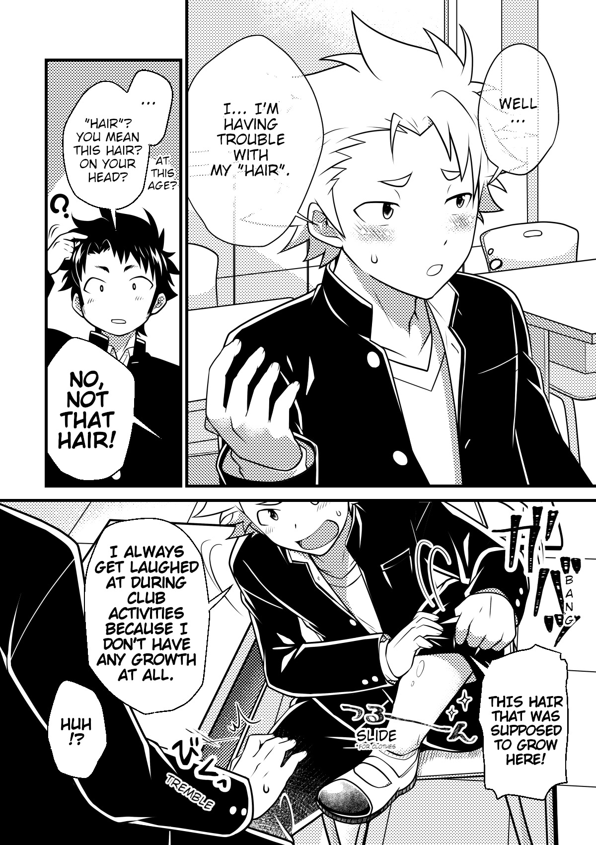 My Classmate is Secretly Hairy! page 4 full