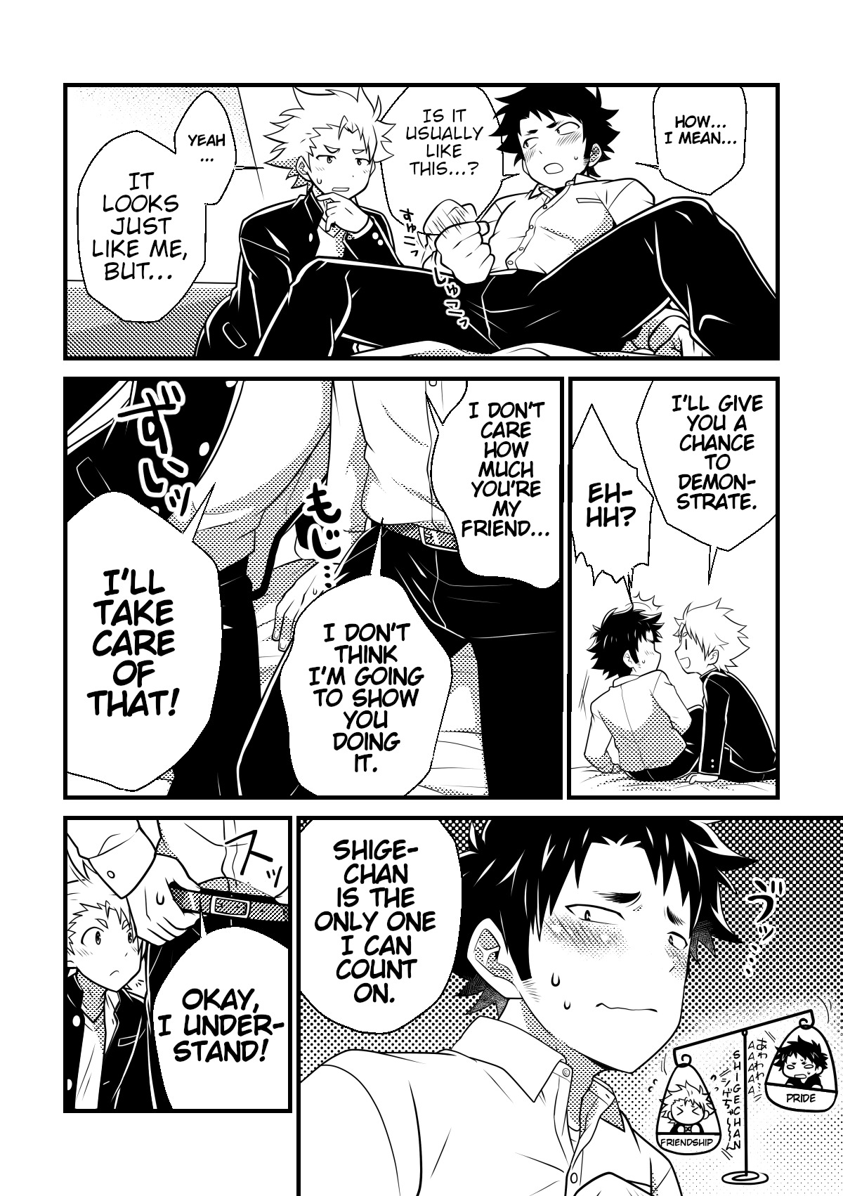 My Classmate is Secretly Hairy! page 8 full