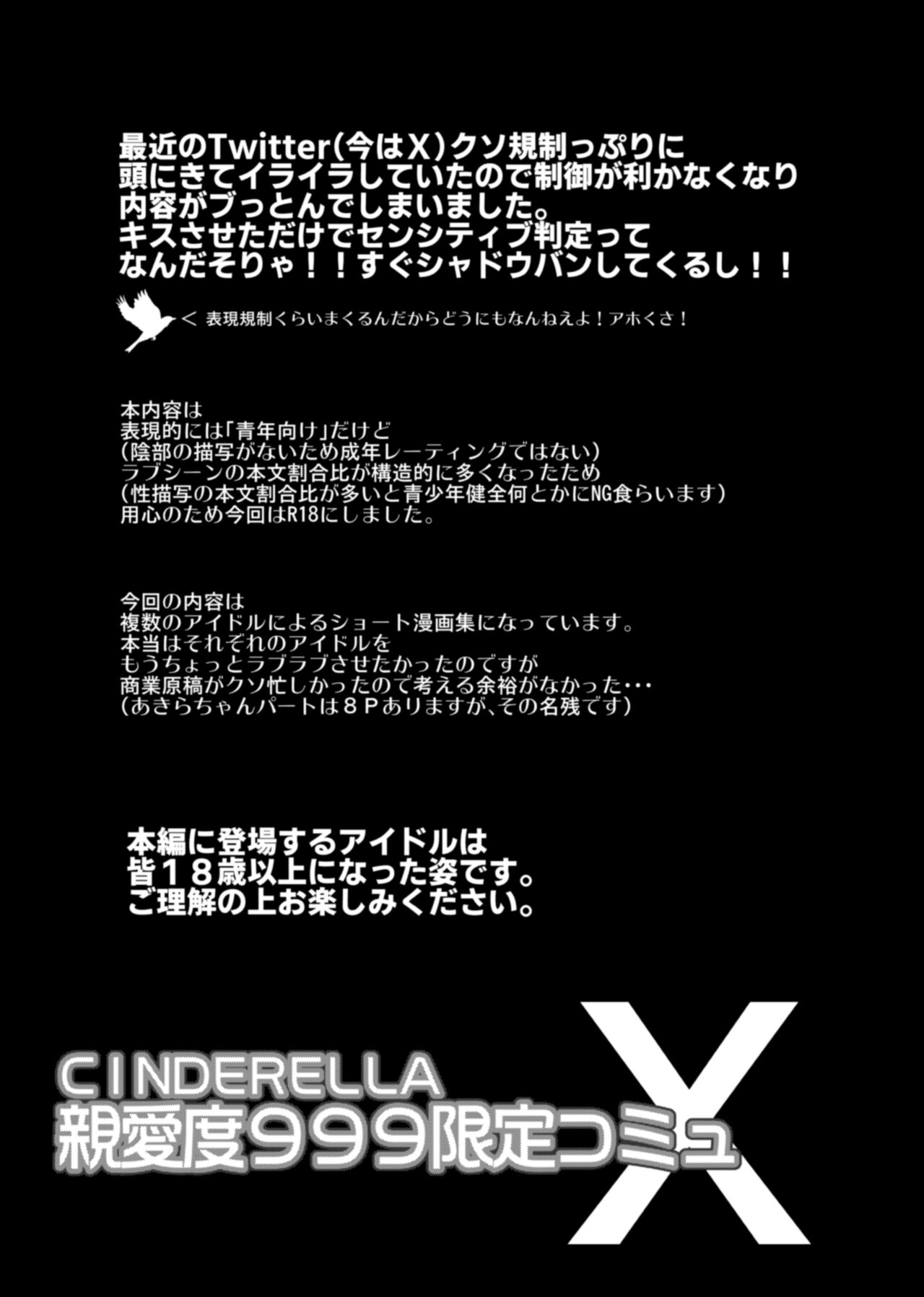 CINDERELLA Shinaido 999 Gentei Commu X page 3 full