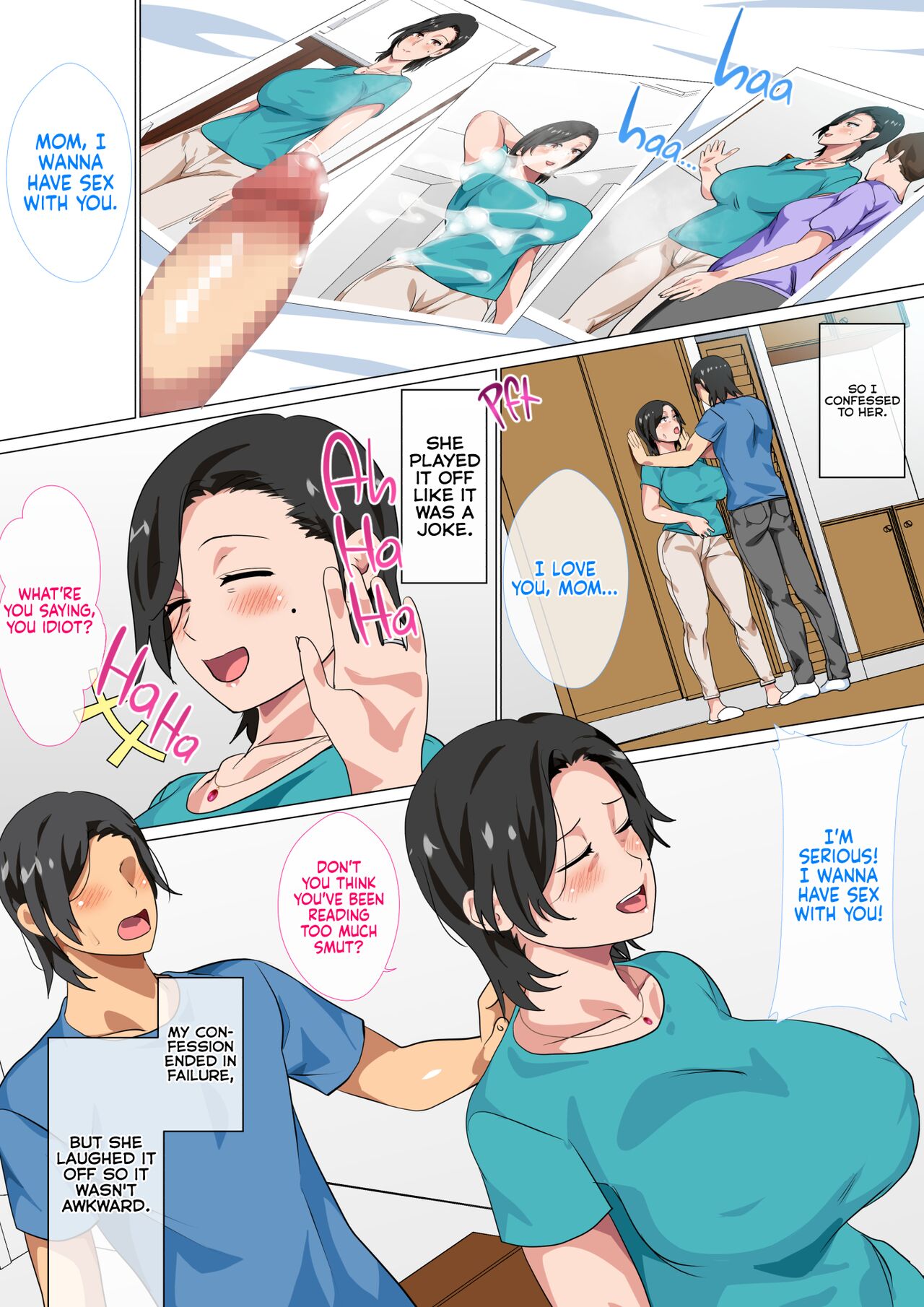 Hahaoya ni Kokuhaku Shitara Ichinichi dake Sex o Sasete Kureta Hanashi | I Confessed to My Mom and She Let Me Have a One-Day-Only Sex-Fest page 6 full
