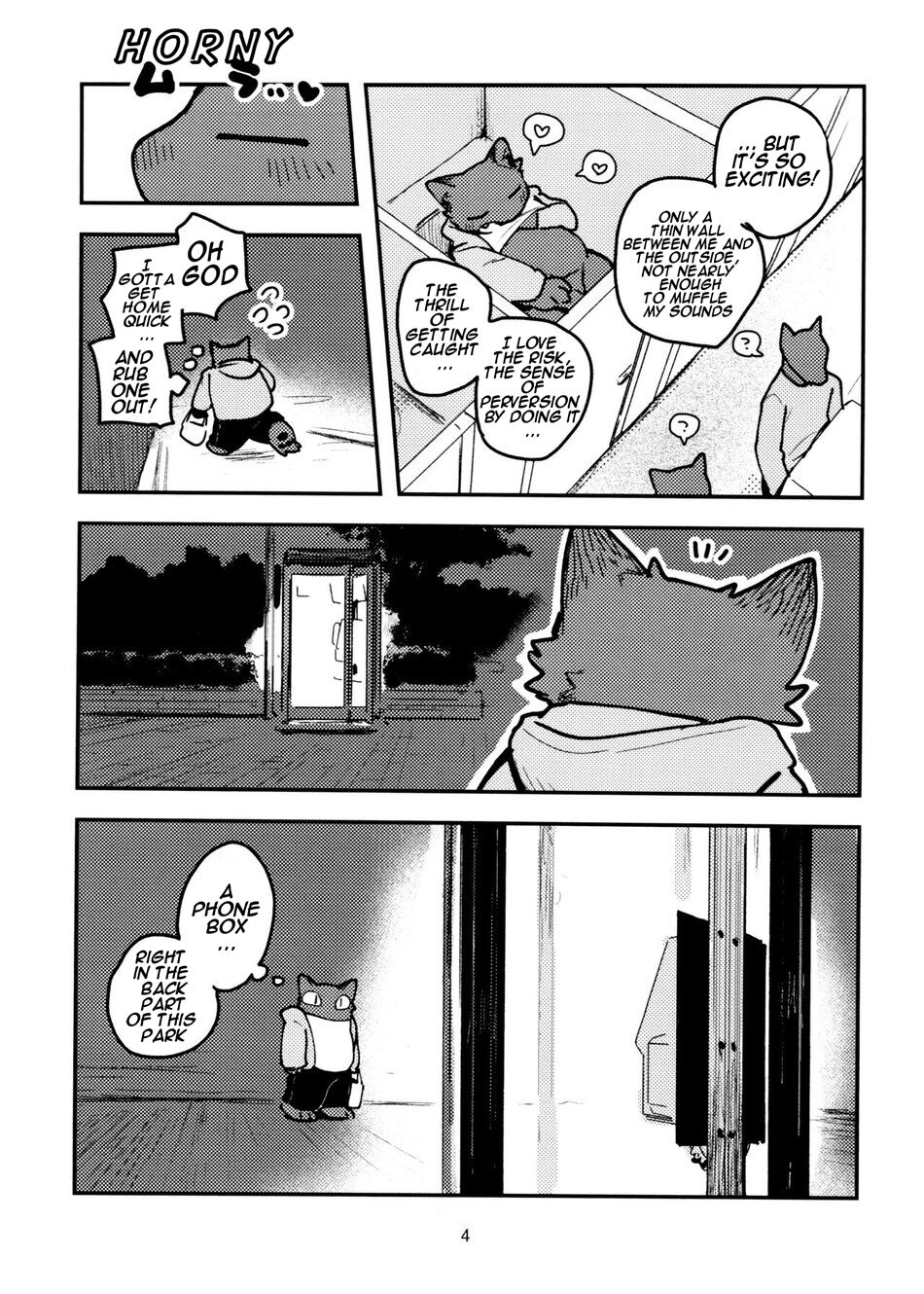 Nekoda-kun at the phone box!!!! page 4 full