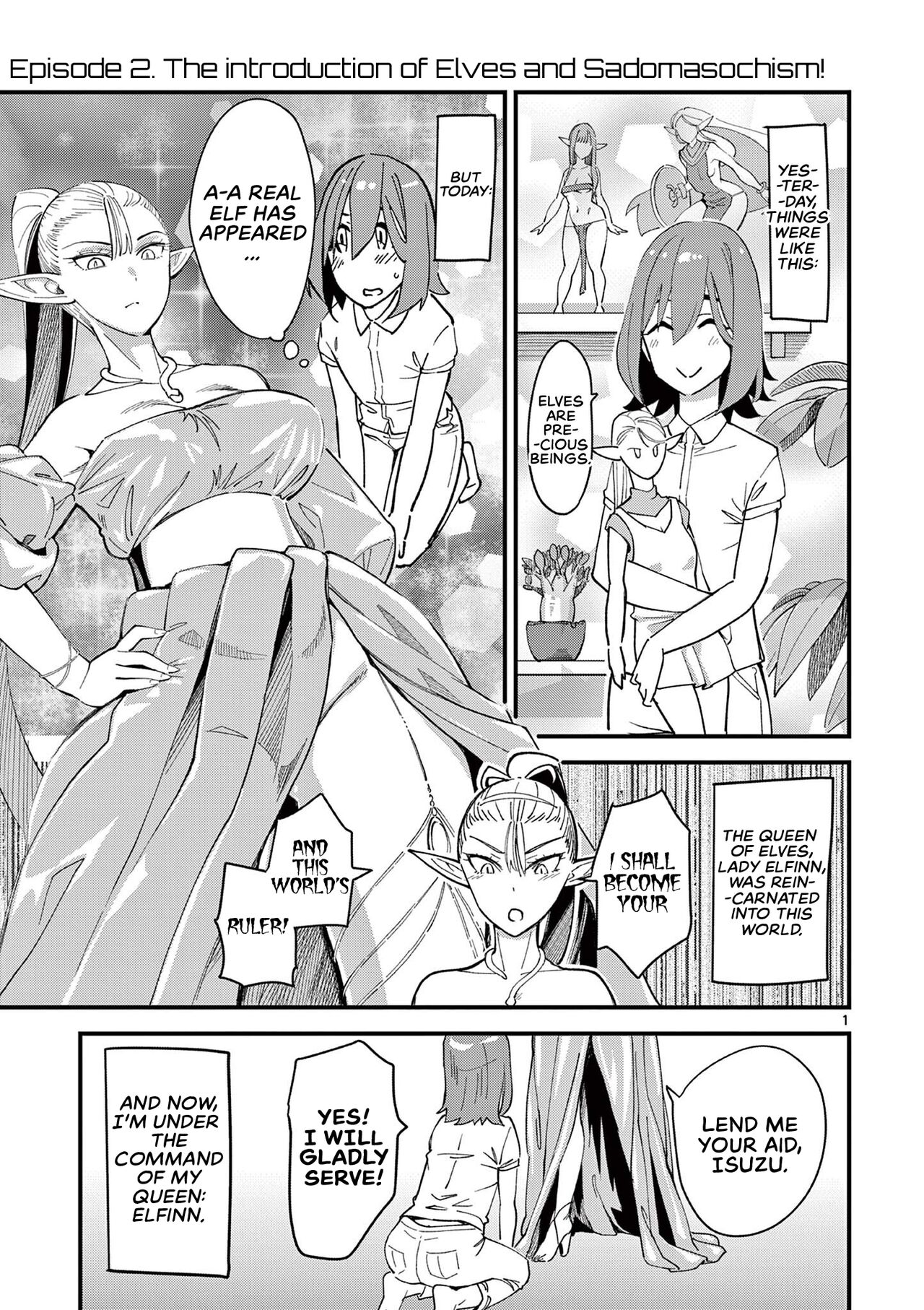 Elf ga Joou-sama! Ch. 2 | That Elf is My Queen! Ch. 2 Vol.1 page 1 full