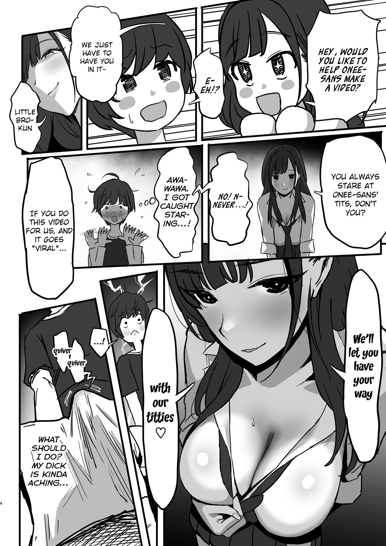 Onee-chan no Tomodachi no JK Tiktoker ni Takusan Paizuri sareru Hon | The Book where a Kid gets Titfucked a lot by Onee-chan's JK *iktoker Friends. page 5 full
