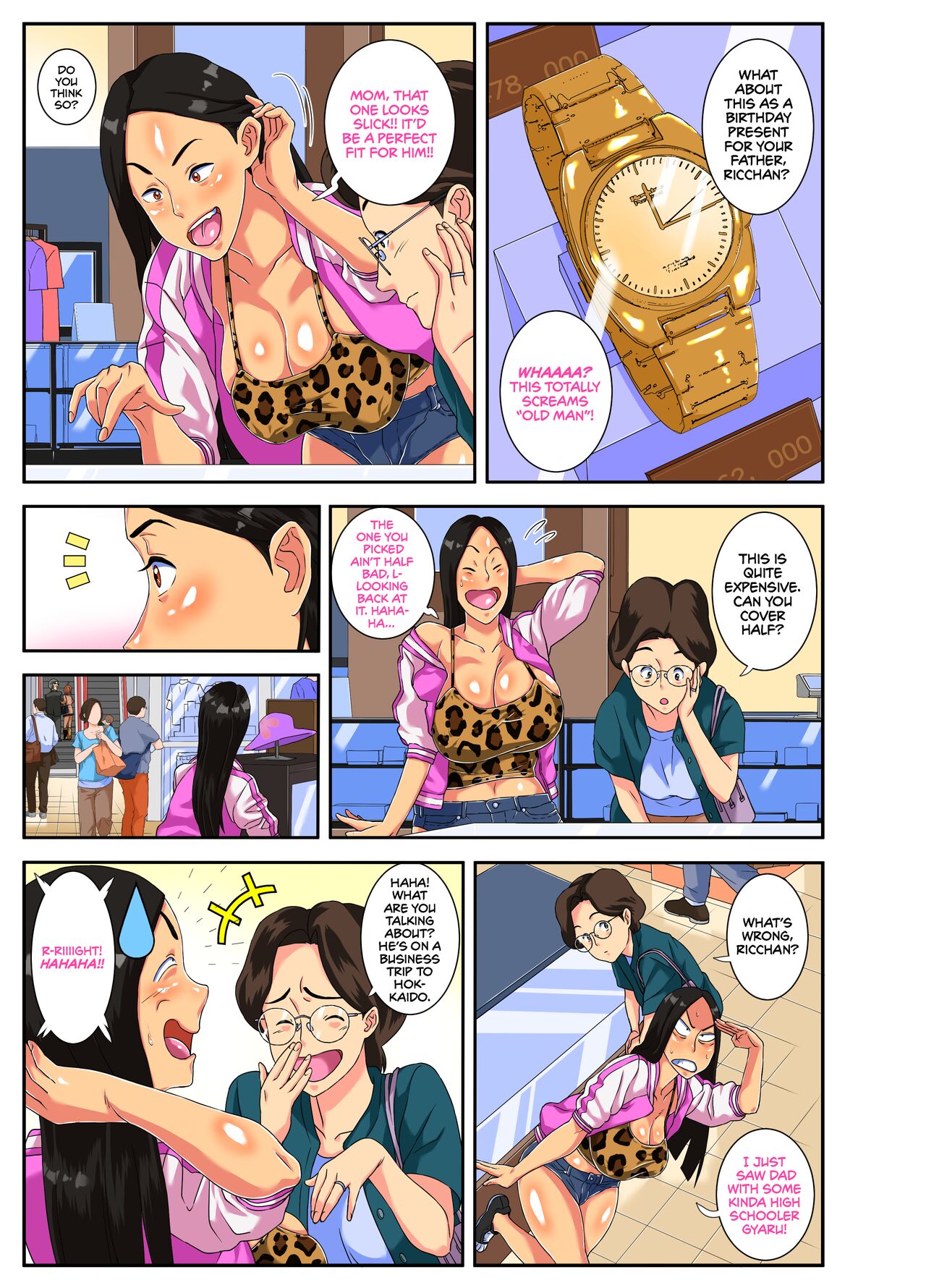 Yabai yo!! Bakunyuu Yankee Musume Ricchan! | Oh God! My Delinquent Daughter Ricchan Has Huge Tits! page 3 full