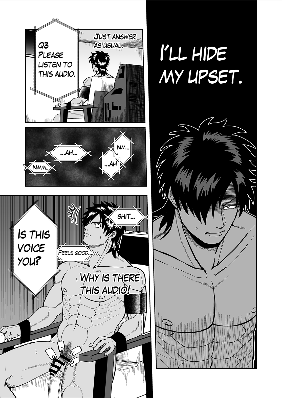 Uso Hakkenki de Denki + Onaho Seme Sareru Manga. | Lie detectors and electrical torture. page 5 full