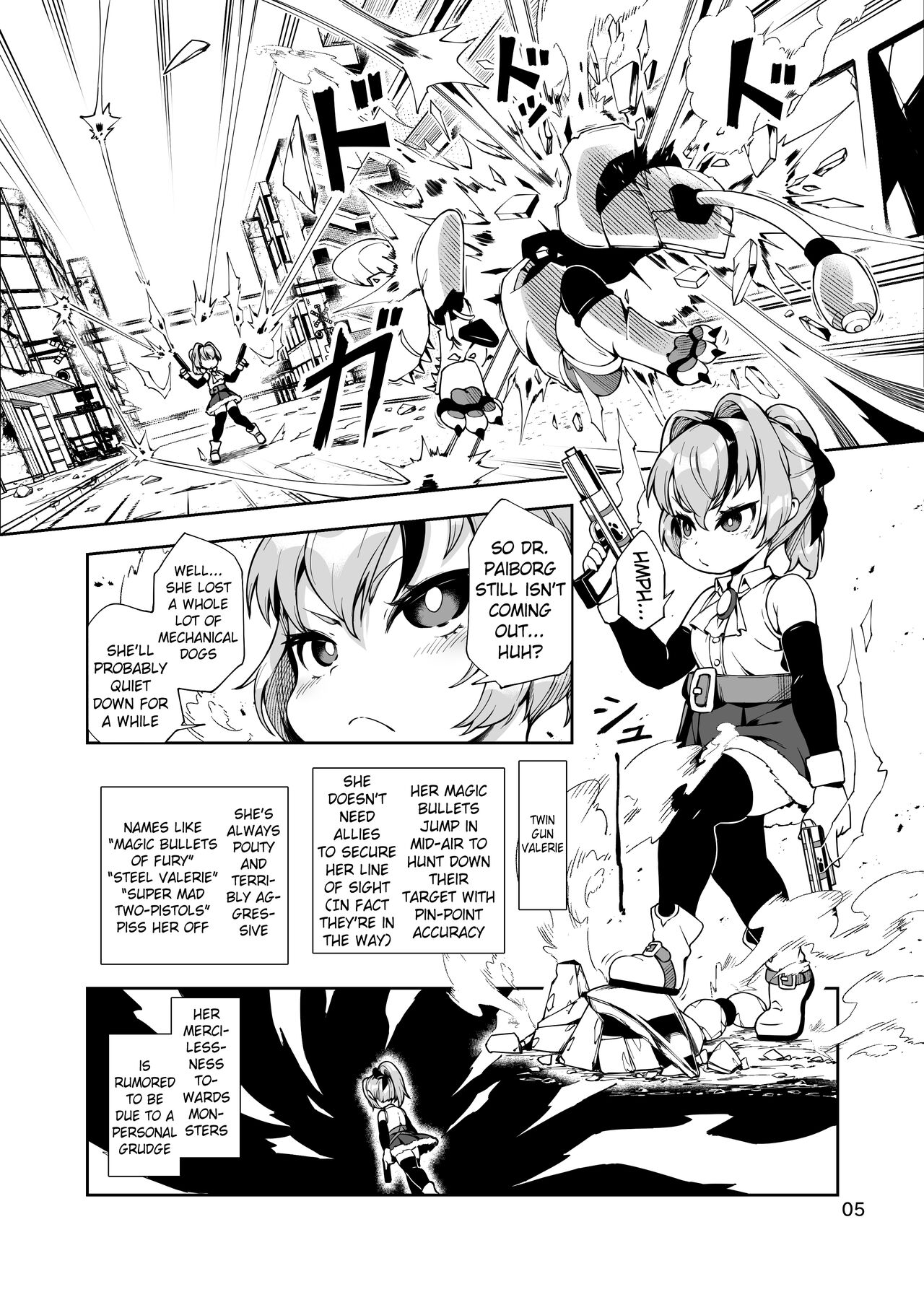 Soujuu no Valerie Inu Pet-ka Kaizou Keikaku | The Plot to Remodel Twin-Gun Valerie into a Pet Dog page 5 full