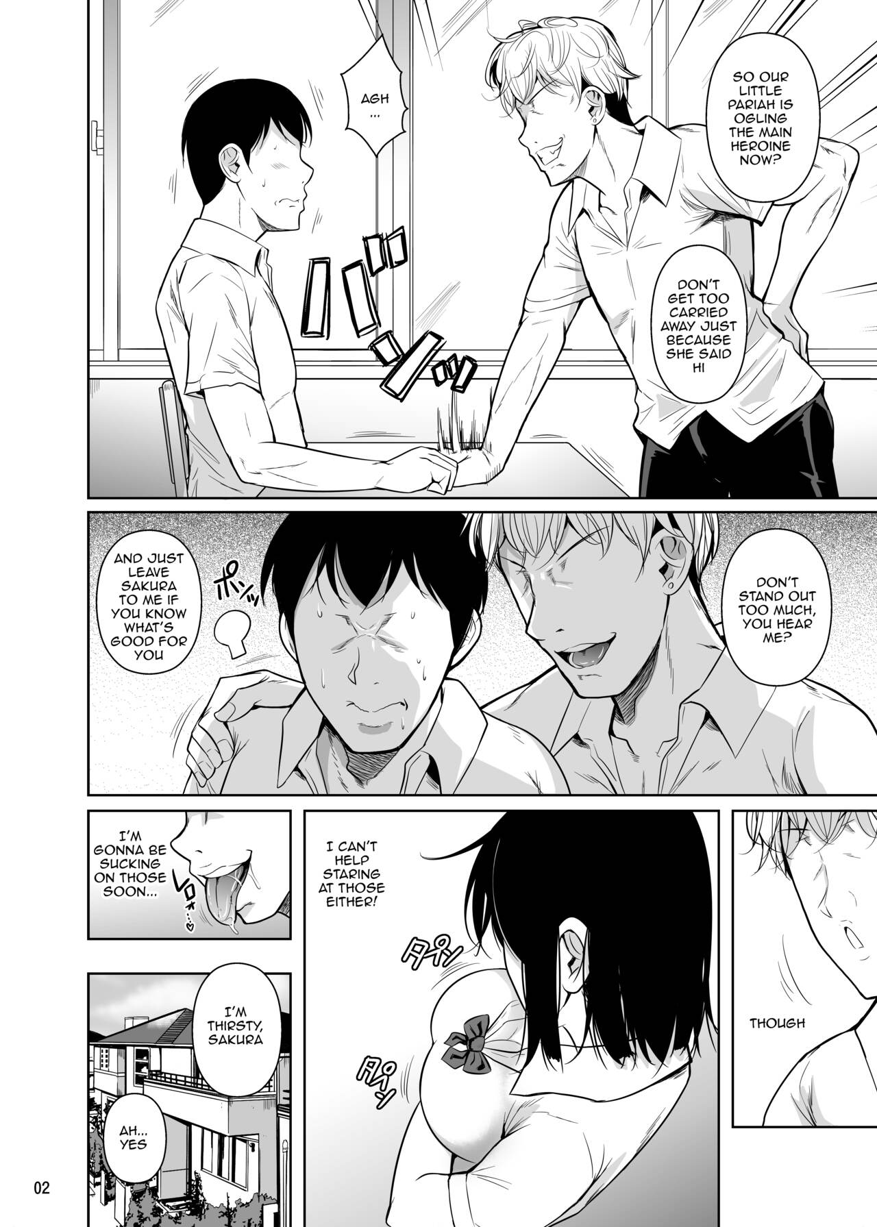 Bocchi no Mob ga Tadashii Sentaku o Shite Seiso Shoujo to Tsukiau. 2 Mochiron Sex mo Suru | A Loner Makes the Right Choices And Goes Out With a Seiso Girl. Of Course There's Sex As Well 2 page 3 full