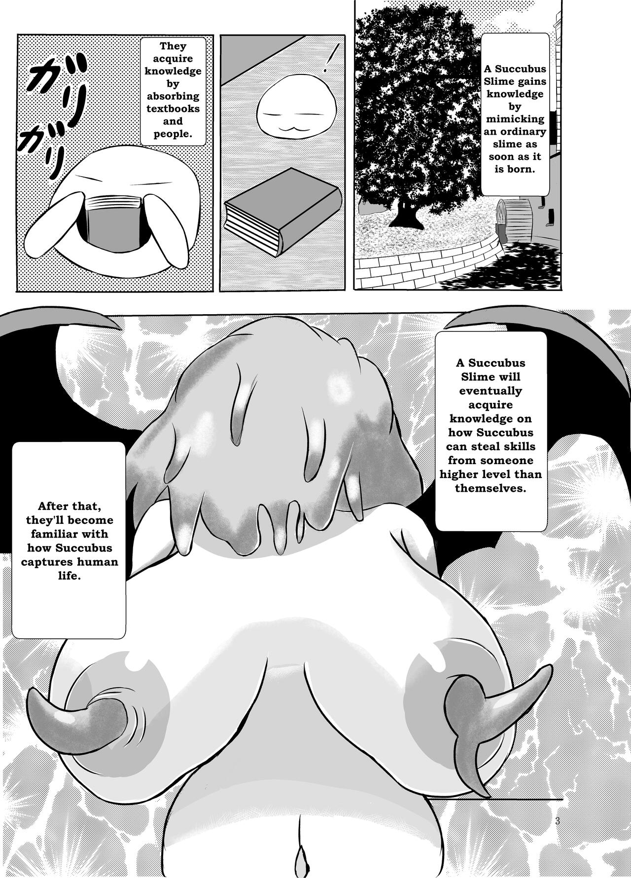 Succubus Gitai Slime ga Shota Yuusha o Gyaku Rape suru Hon | A Story About the Hero Who a Succubus Slime Mimic Raped. page 3 full