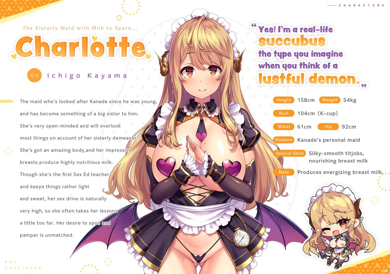 Succubus Maid's Sex Education Report Card page 4 full
