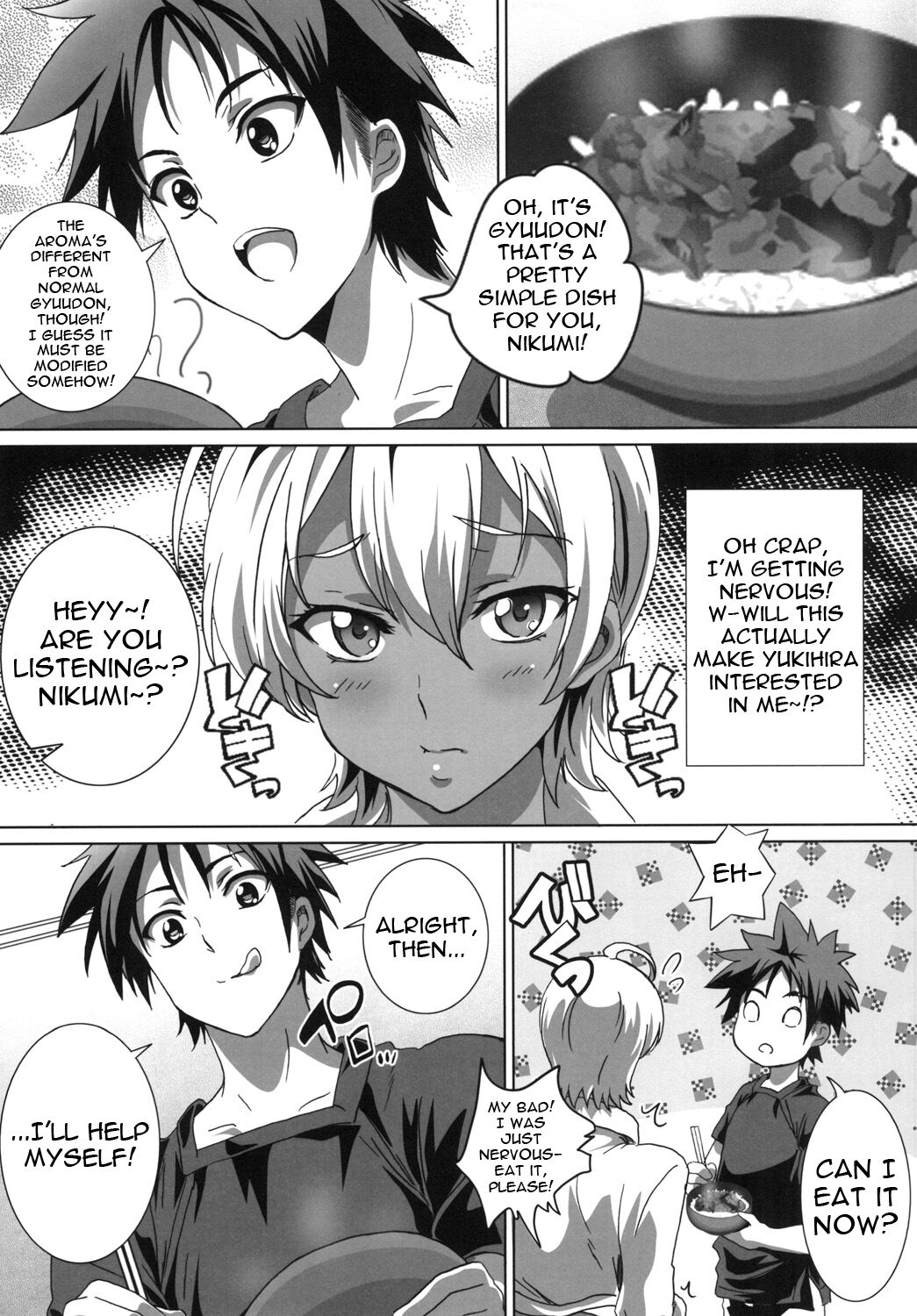 Meshimase! Nikumi-chan! | Dig in! Nikumi-chan! page 9 full