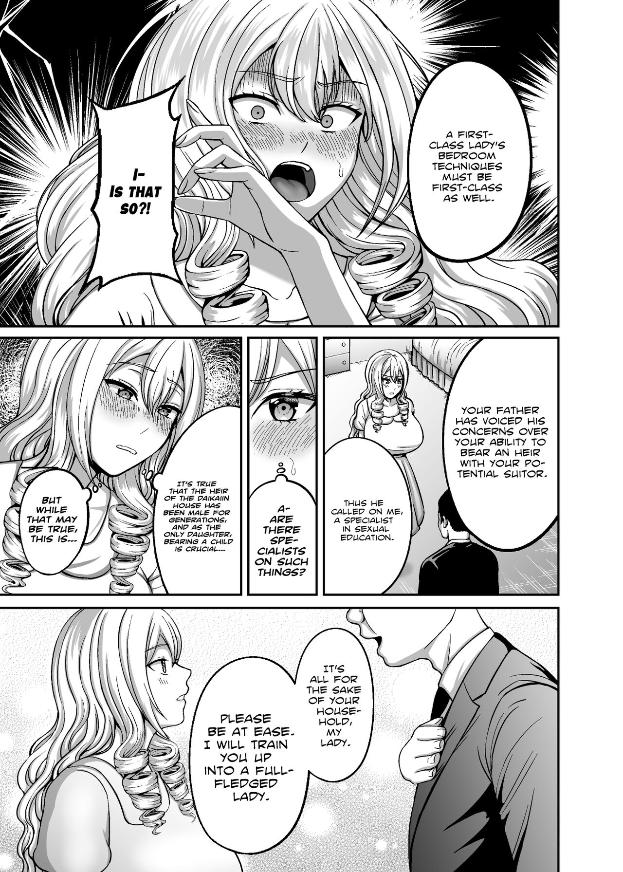 Ichiryuu no Lady wa Seikoui no Gijutsu mo Ichiryuu denakute wa | A First Class Lady's Bedroom Techniques Must Be First Class As Well! page 4 full