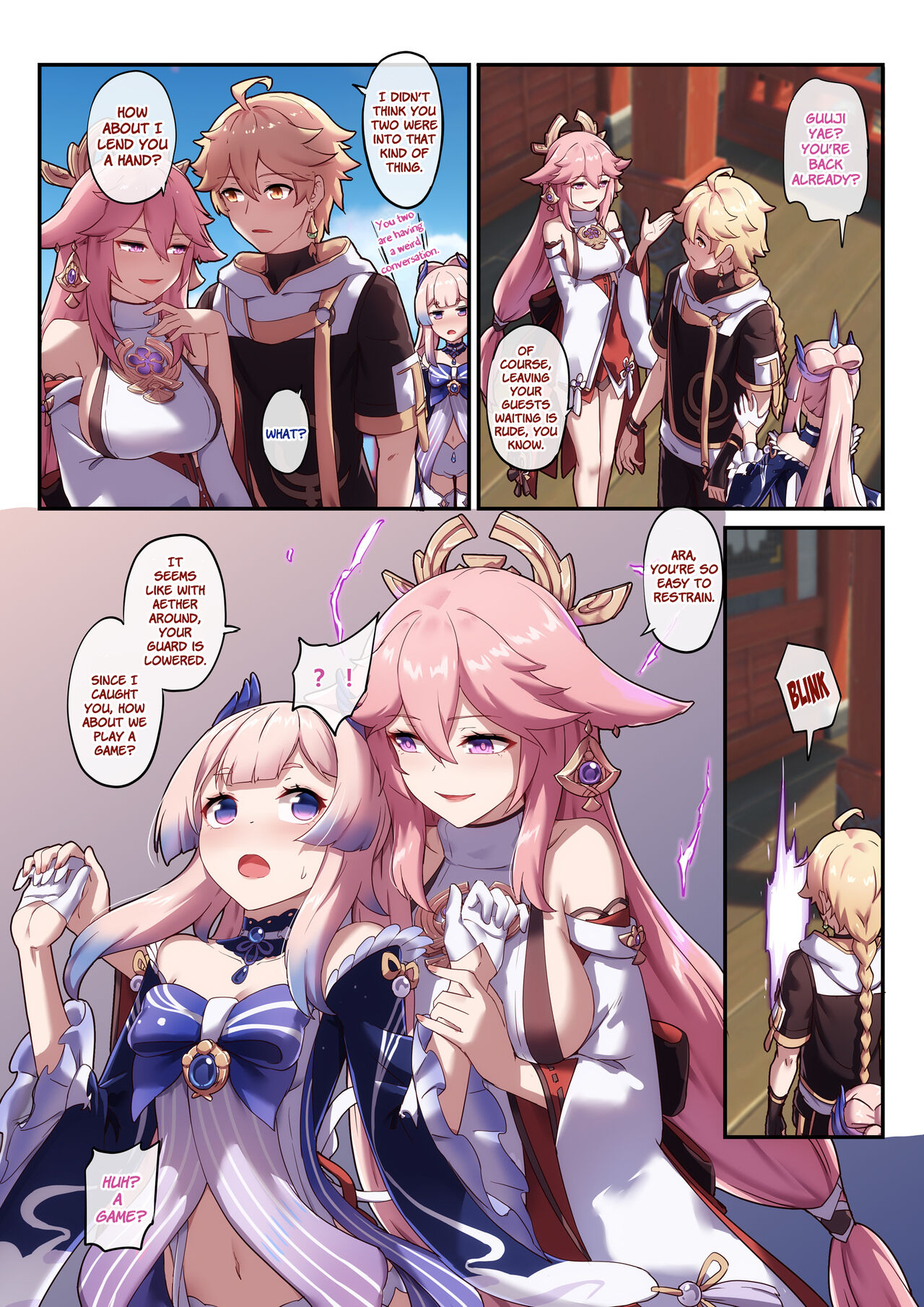 Kokomi and Miko ~ Love is war page 5 full