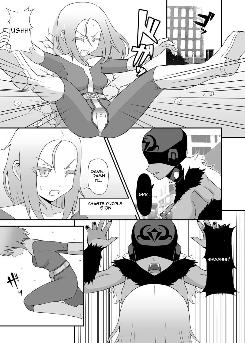 Teisou Sentai Virginal Colors Ch.1 | Chastity Sentai Chaste Colors Ch.1 page 4 full