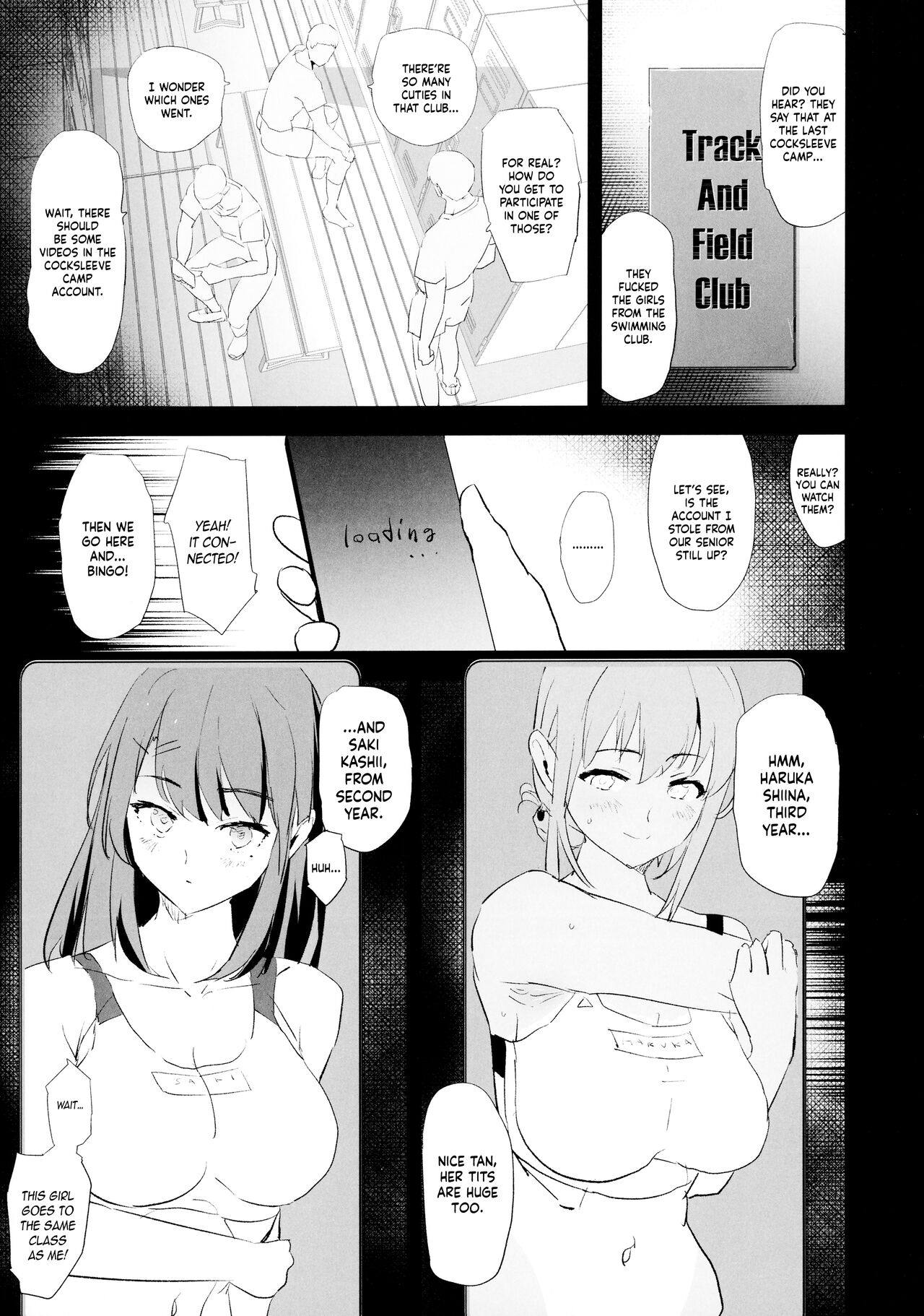 Watashi-tachi no Onaho Koukan Gasshuku Ichinichime! | Our exchange cocksleeve camp! First day! + Omake Paper page 2 full