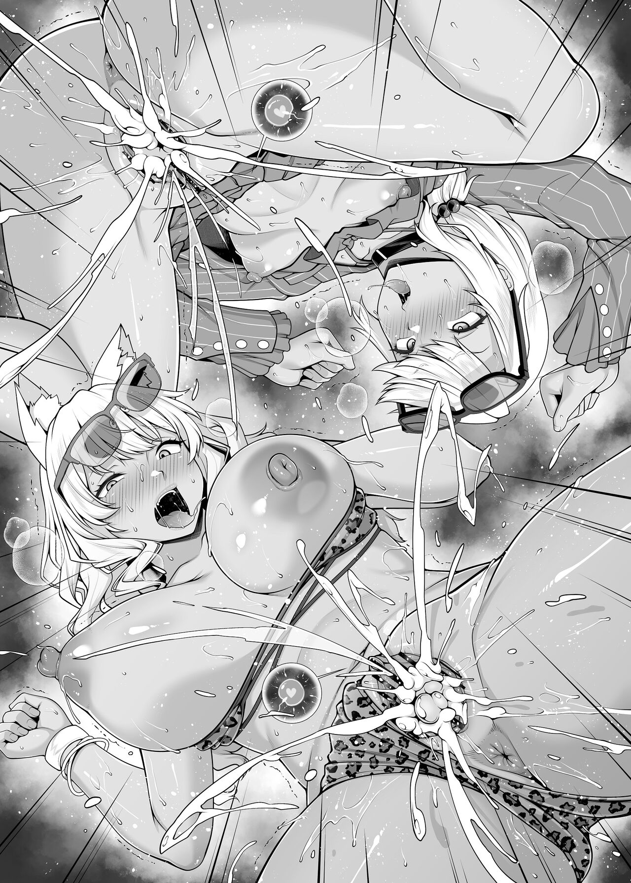 Mizugi Suzuka Gozen & Mizugi Chloe no Jusei Kakutei Nakadashi Happy End Manga page 10 full