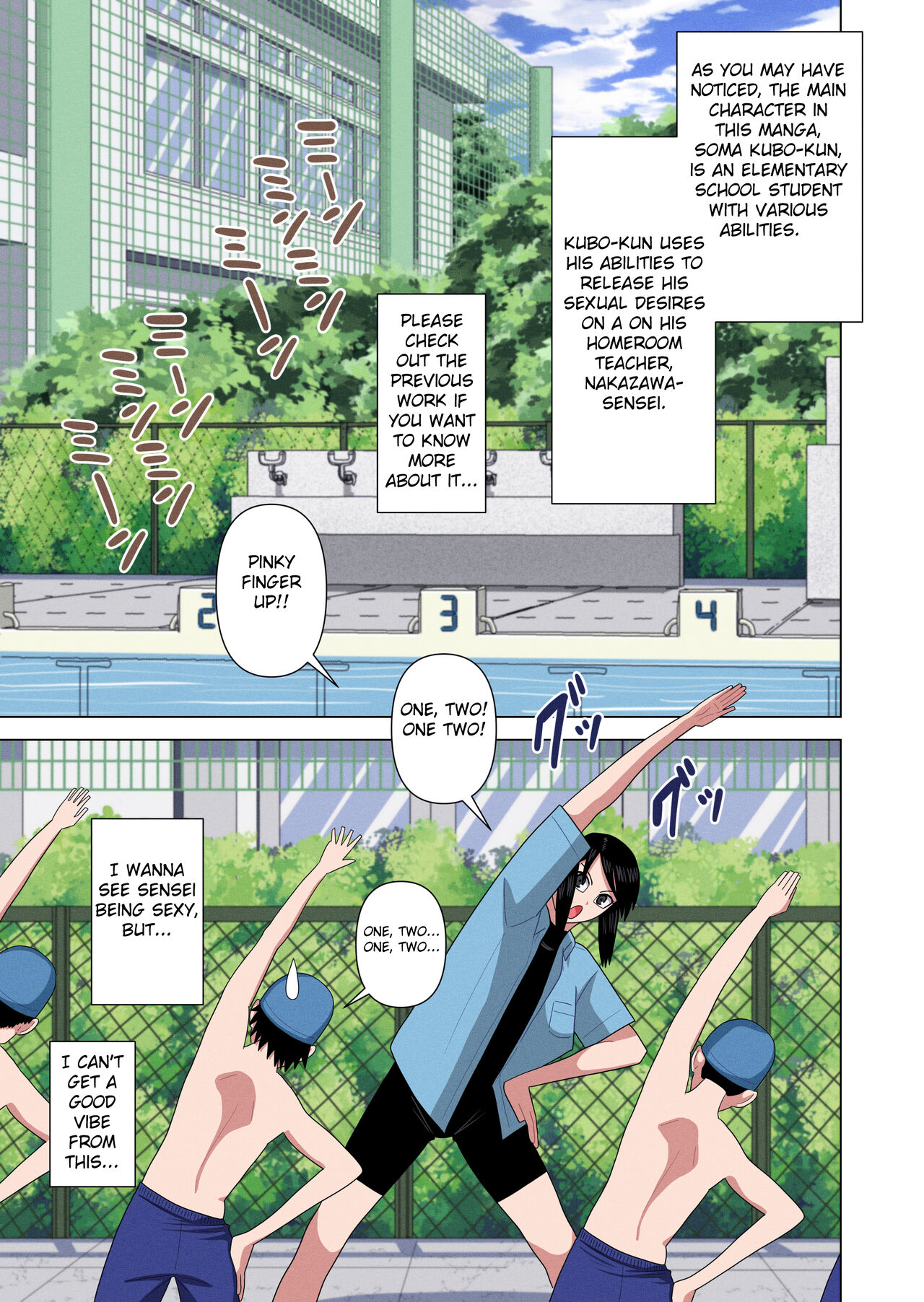Jikan Teishi to Saimin to Toumei Ningen de Mizugi no Tannin no Sensei wo Pool no Jugyo Chu ni Okashi Makuru page 7 full