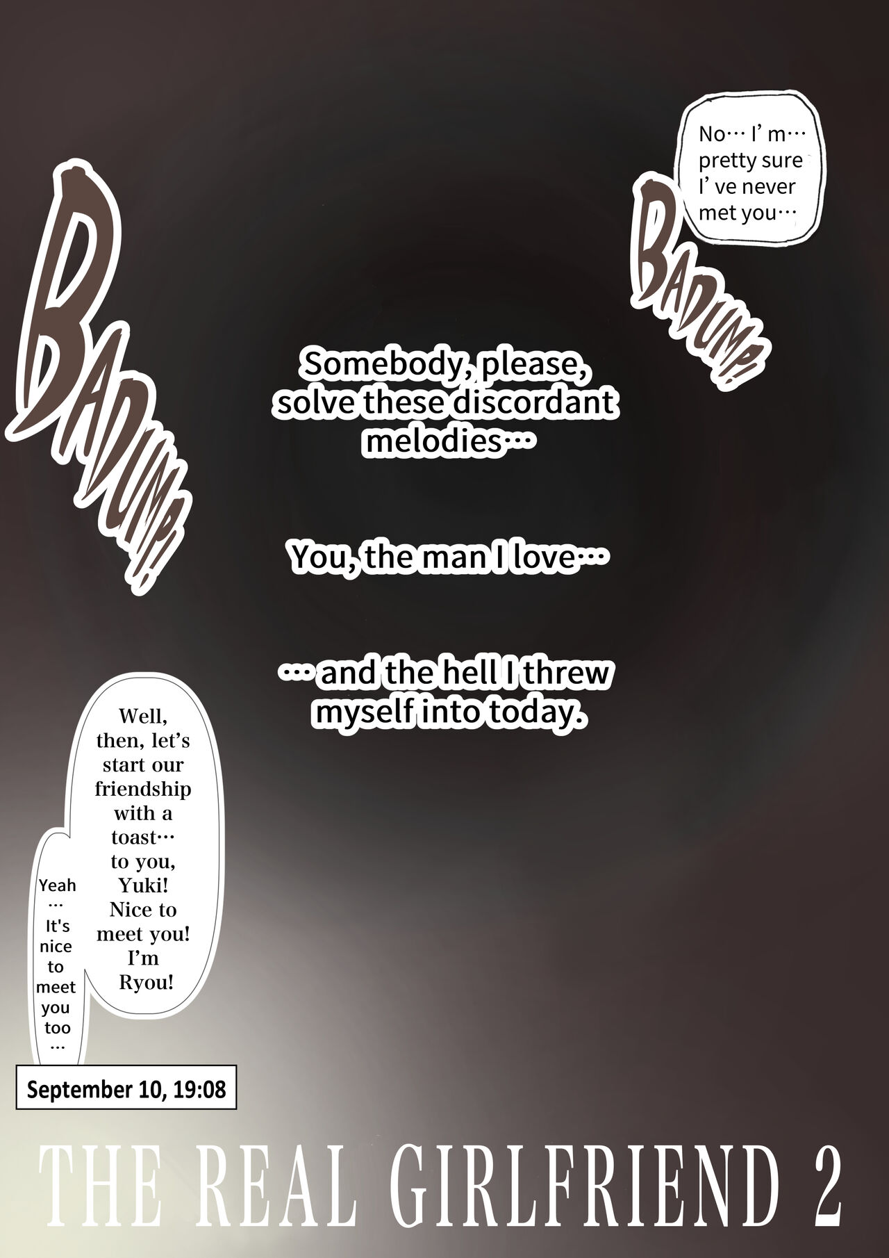 Honto no Kanojo 2 -Ore no Kanojo ga Hoka no Otoko ni Dakareteta | The Real Girlfriend 2 -My Girlfriend Is In The Arms Of Another Man- page 10 full