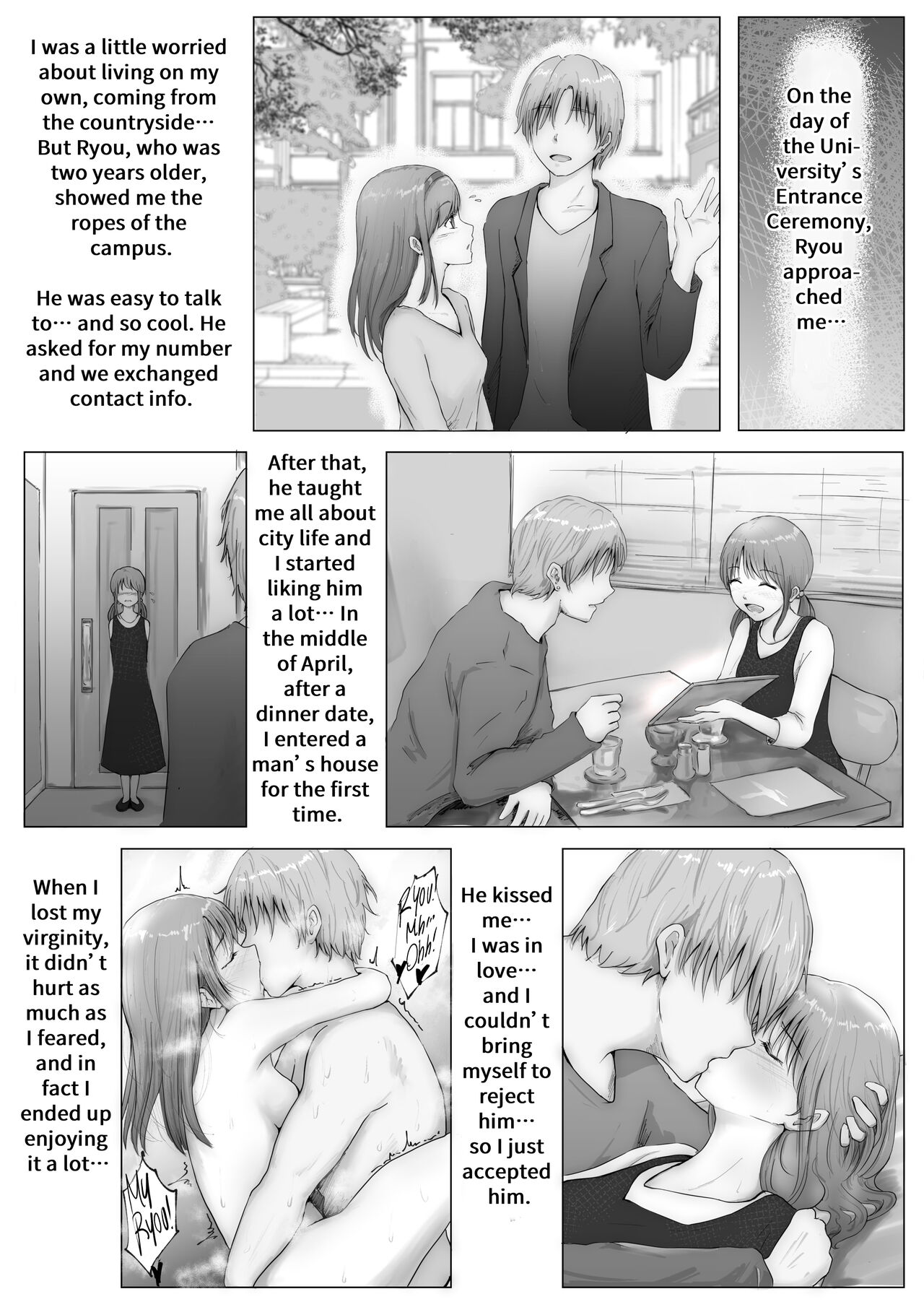 Honto no Kanojo 2 -Ore no Kanojo ga Hoka no Otoko ni Dakareteta | The Real Girlfriend 2 -My Girlfriend Is In The Arms Of Another Man- page 3 full