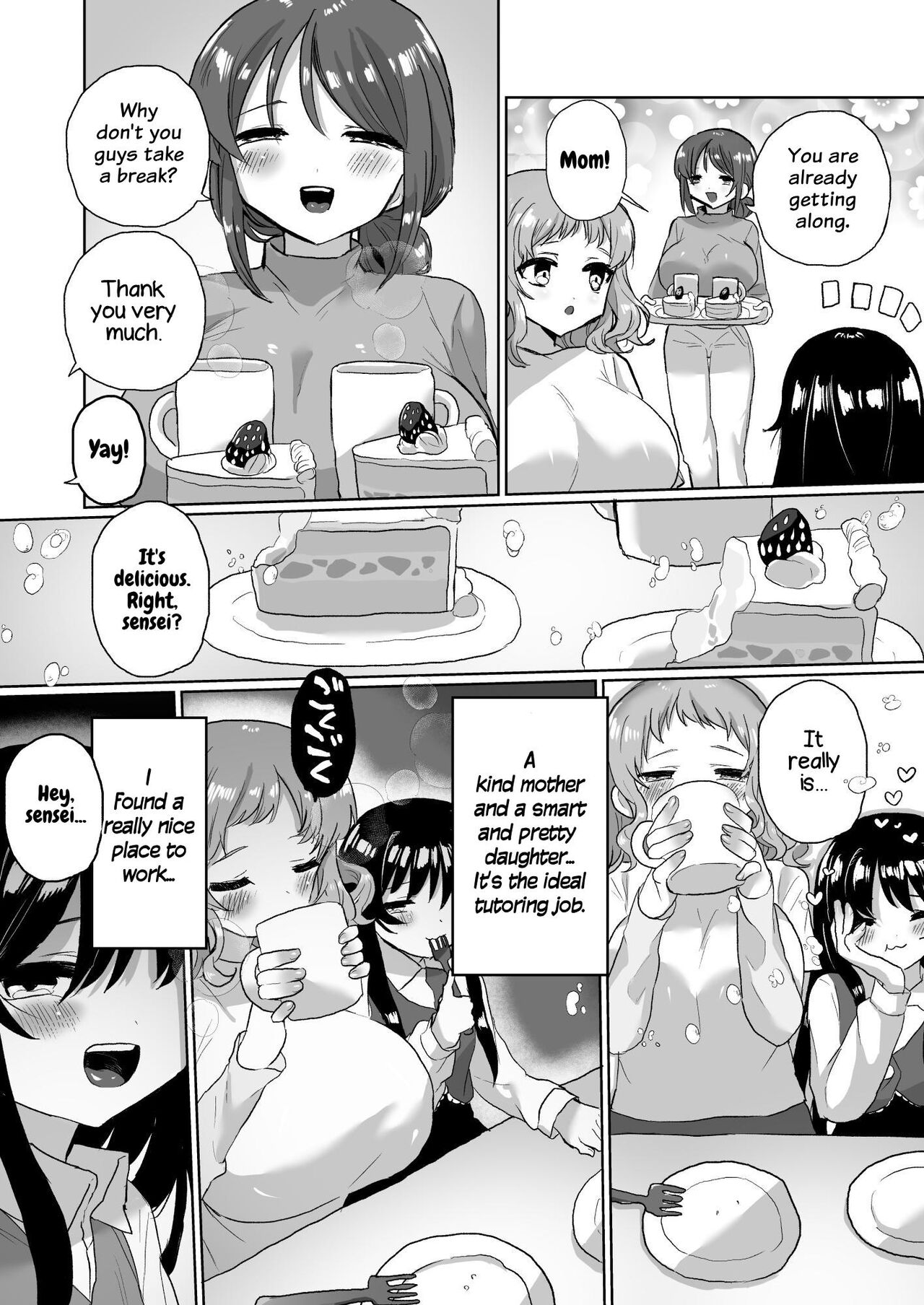 Joshidaisei Kateikyoushi, Psycho Les Gaki ni Haibokushi Choukyou Sareru page 8 full