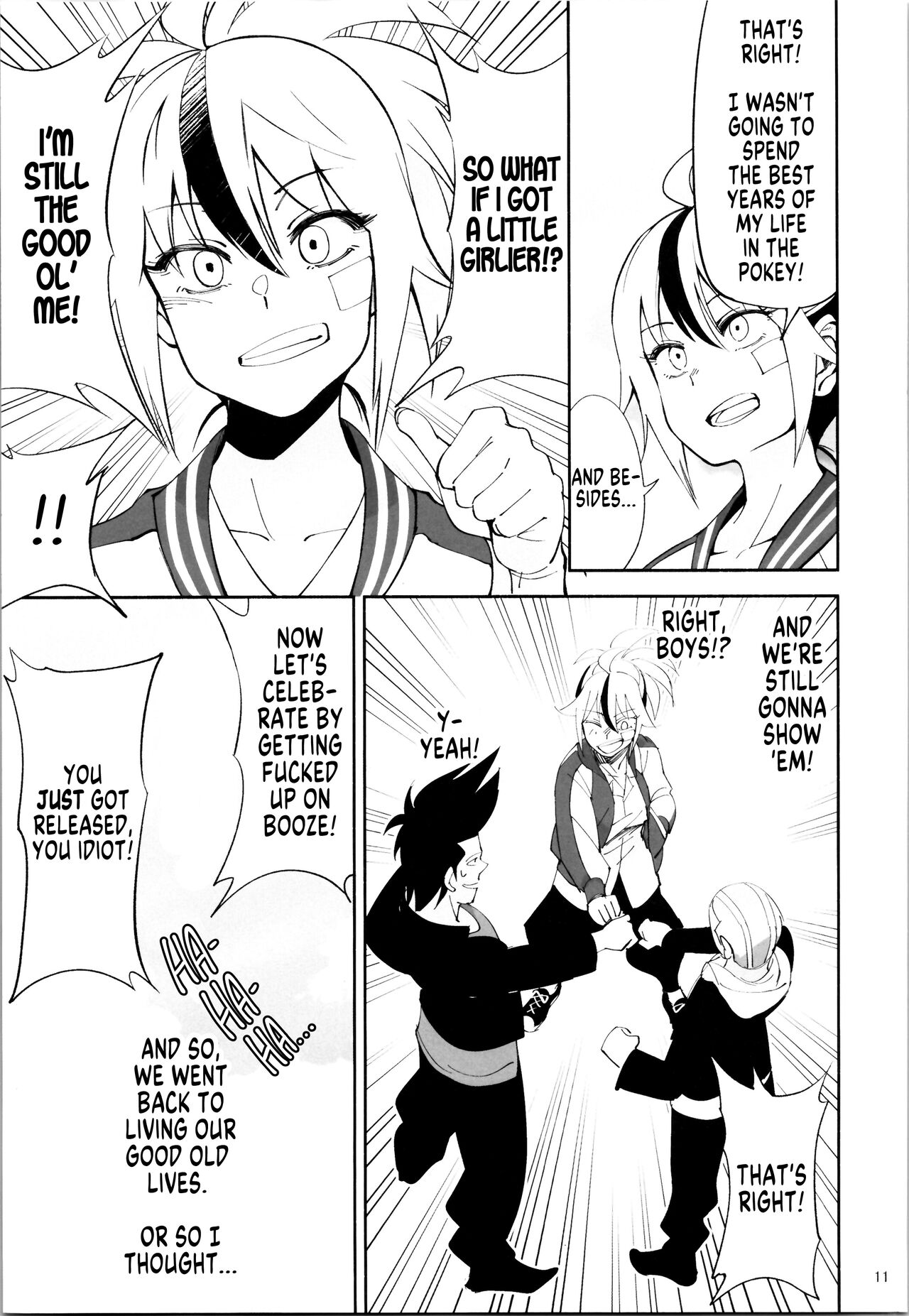 TS? NTR? Joutou da Kora! | TS? NTR? Imma Kick Your Ass! page 9 full