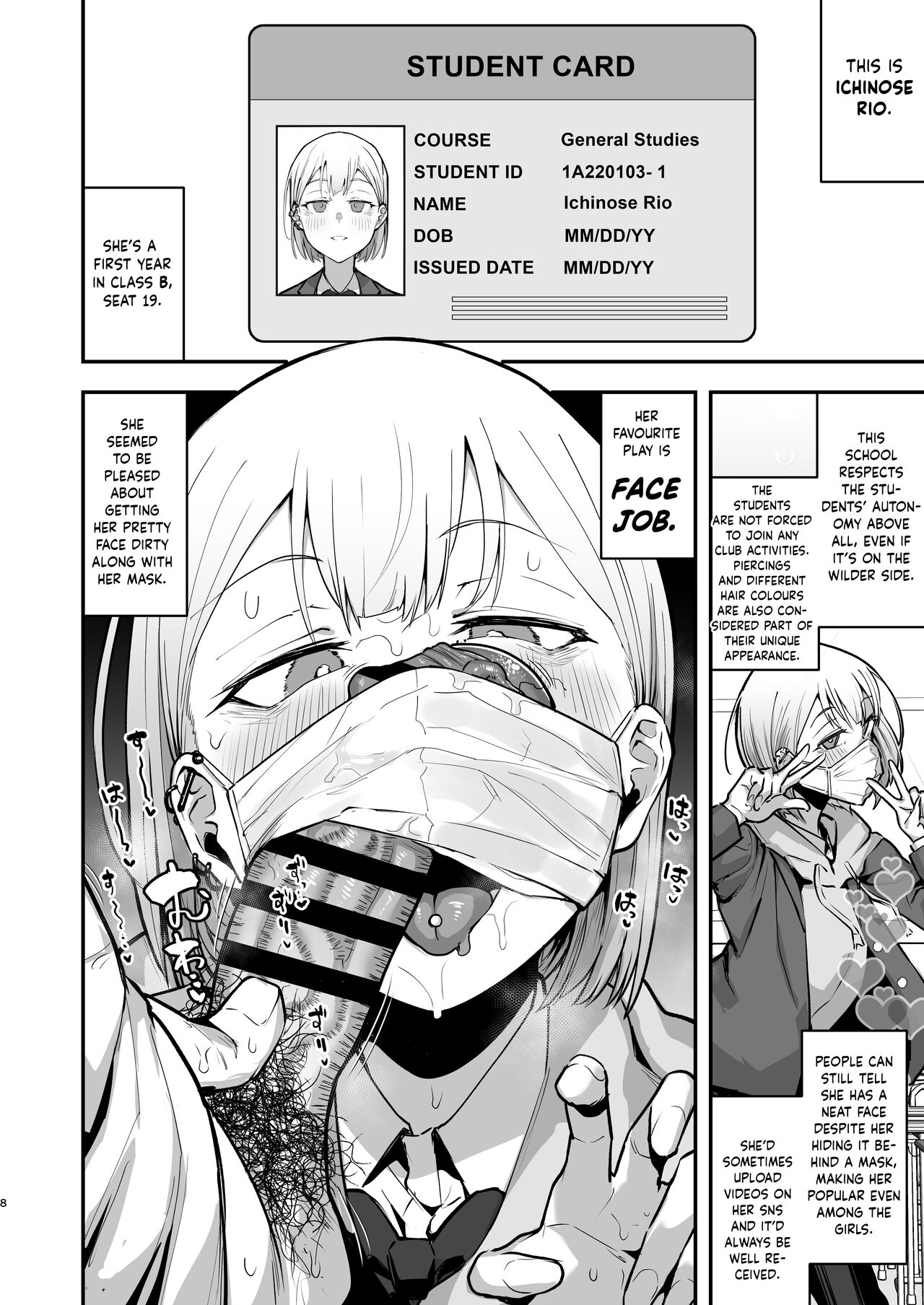Joshikou Ni Seiyokusyorigakari To Shite Hennyuushita Danseito Ni Yoru Kiroku 1 & 2 | The Record Of A Male Student Being Transferred To A Girls' School To Take Care Of Their Sexual Needs. Chapter 1 & 2 page 6 full