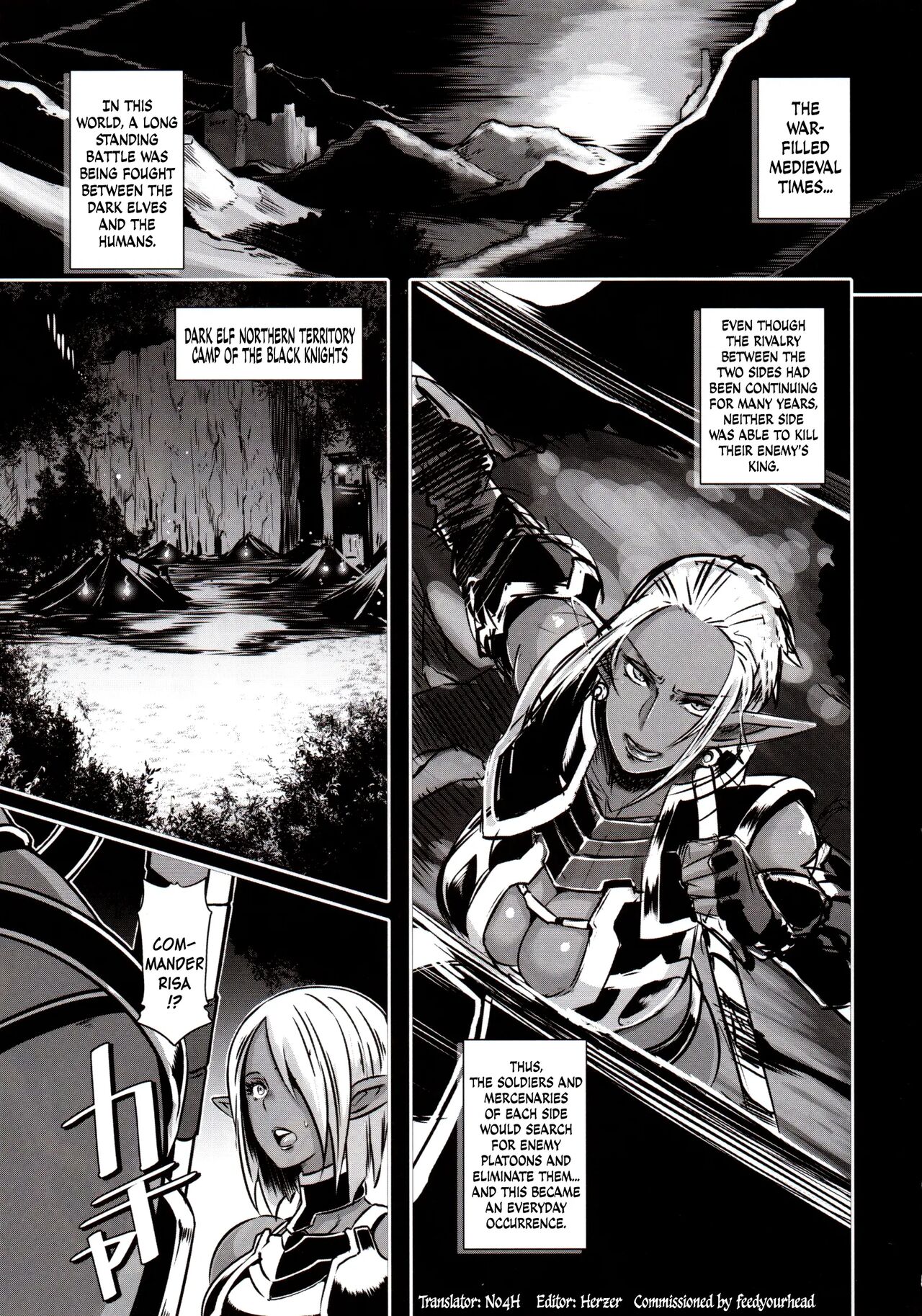 DARK ELF vs ALIEN page 4 full