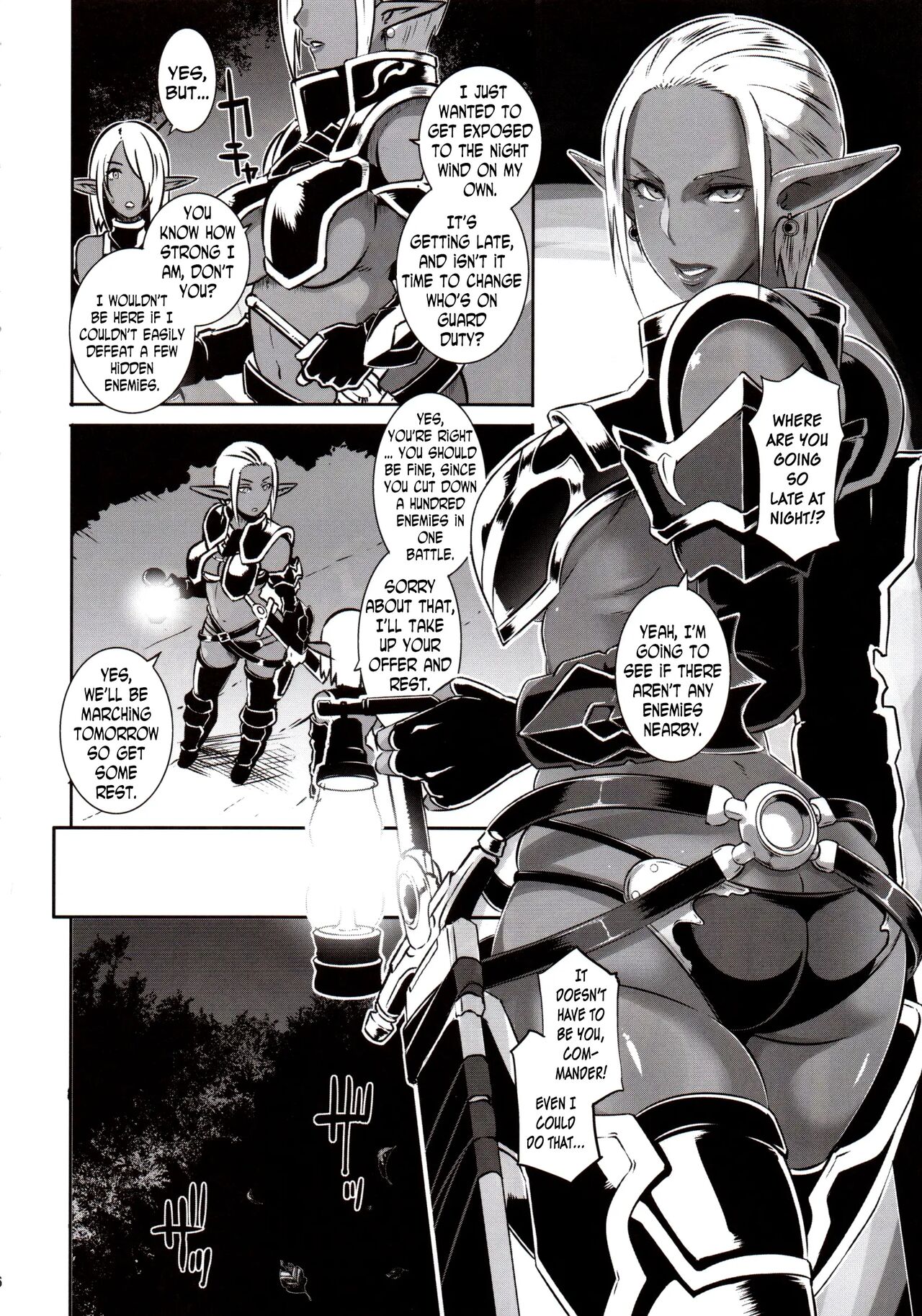 DARK ELF vs ALIEN page 5 full