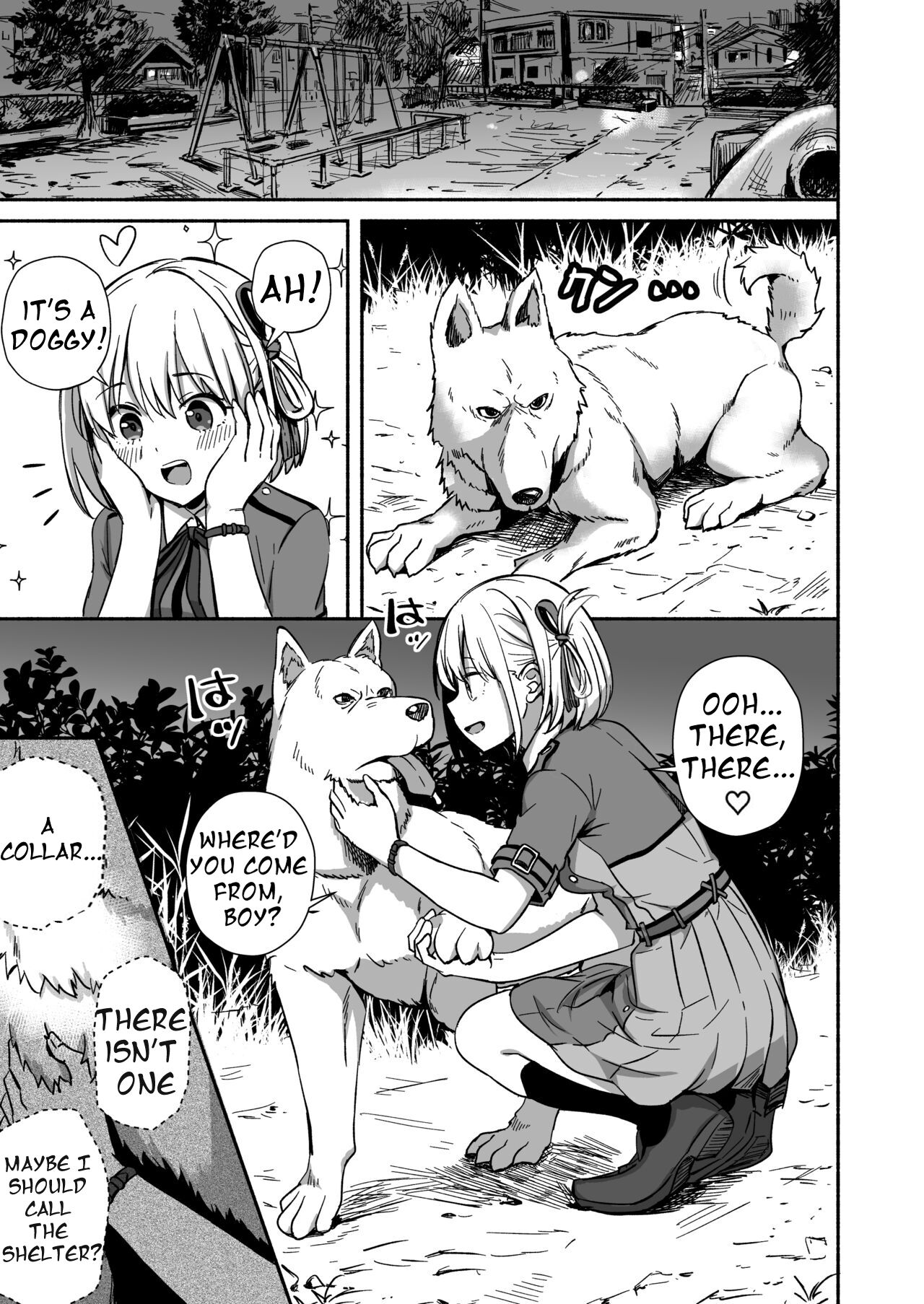 Inu ni Makechimatta | Defeated by a Dog page 3 full